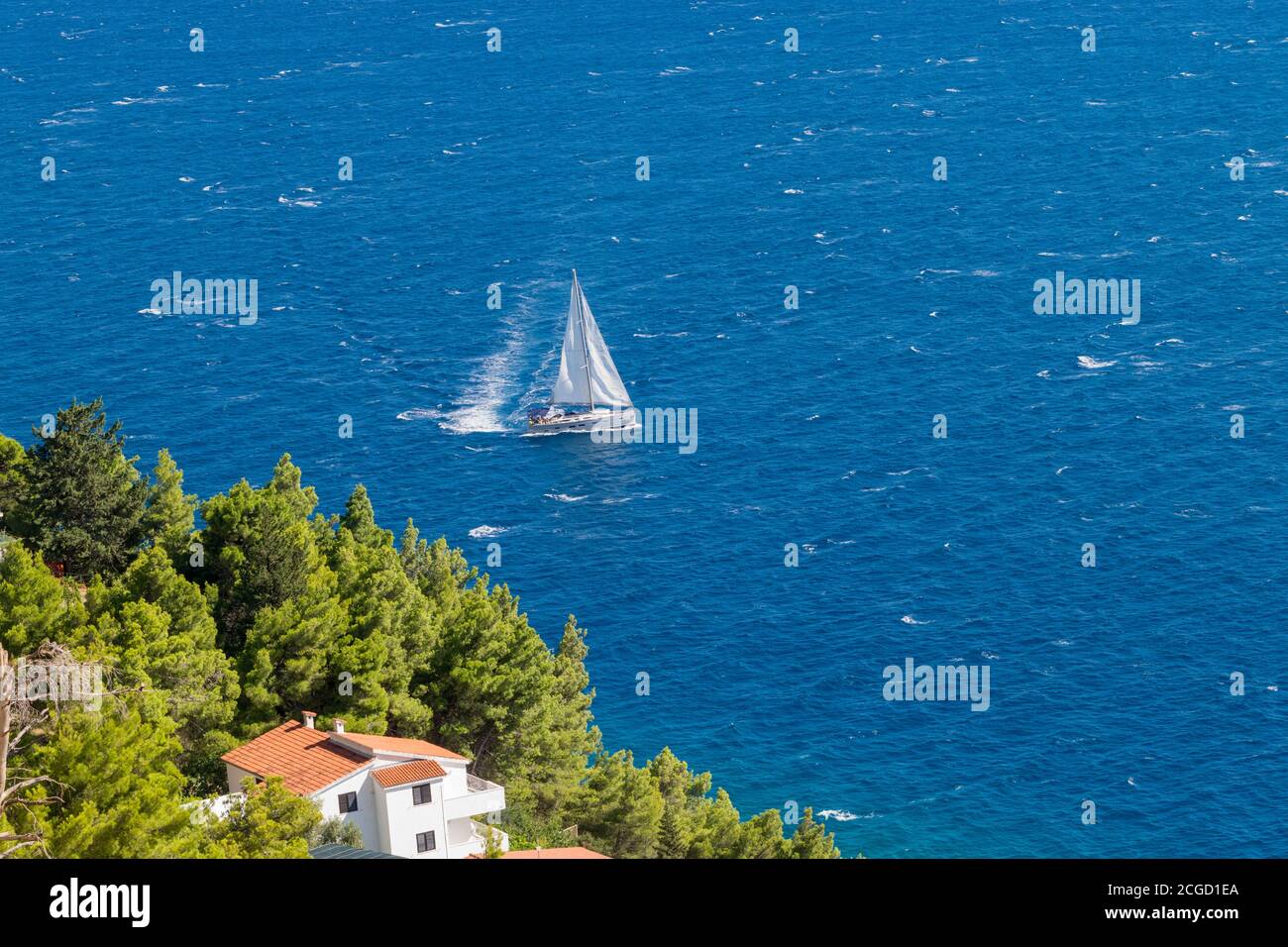 Segelboot Foto Stock