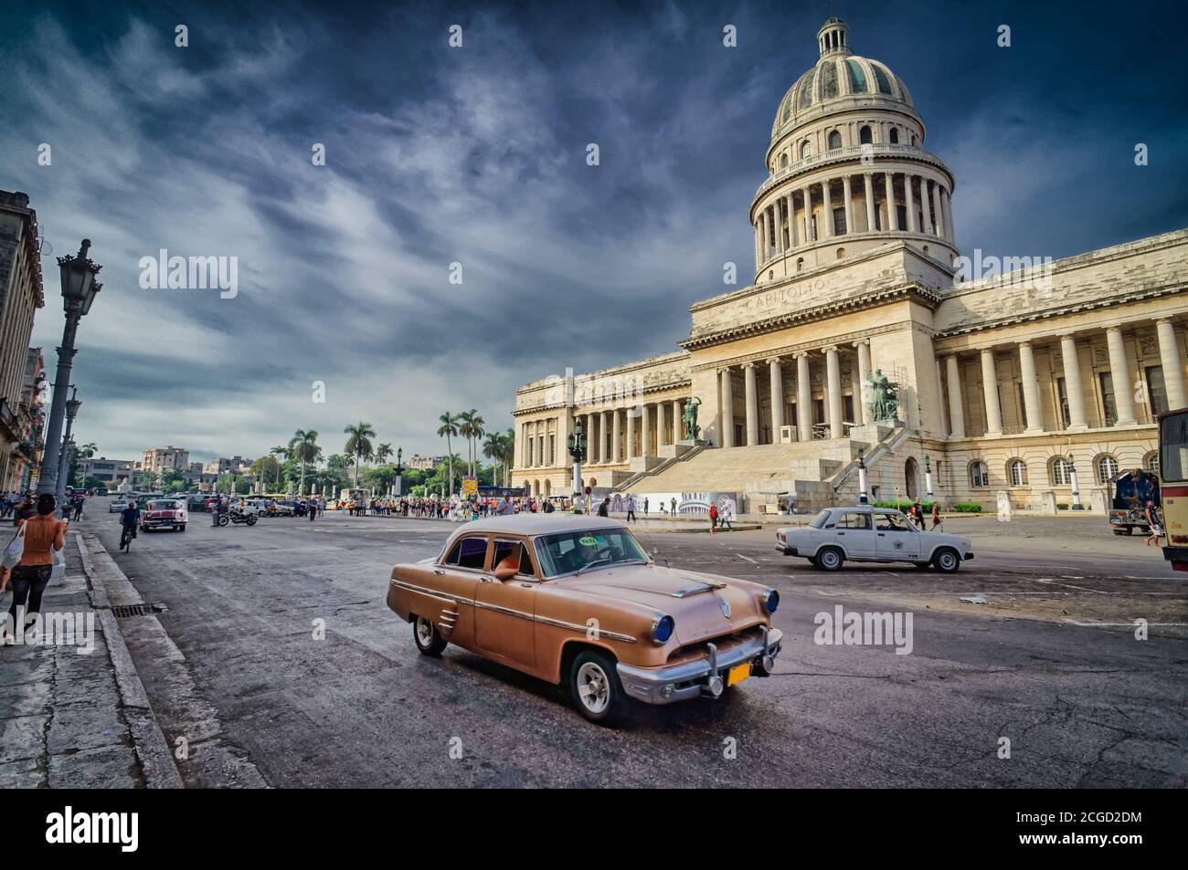 Edificio del parlamento a l'Avana, Cuba Foto Stock