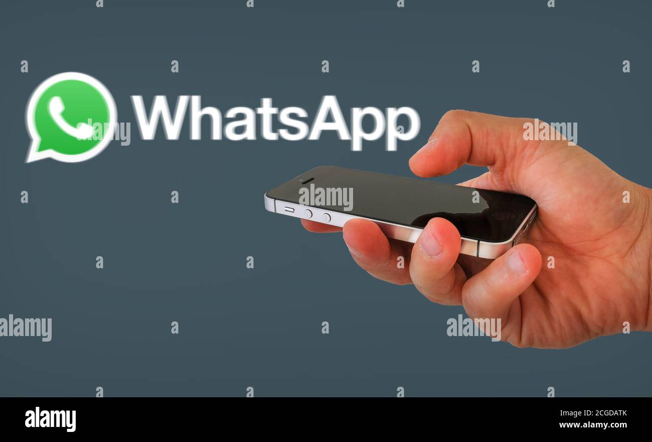 Logo Whatsapp Foto Stock