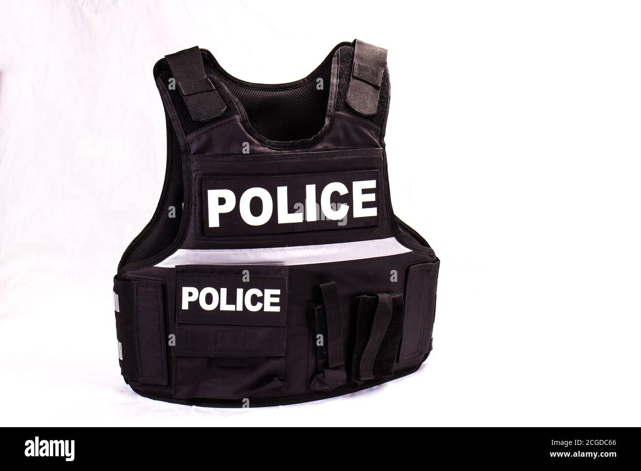 Polizia Kevlar Bullet Proof Vest Foto Stock