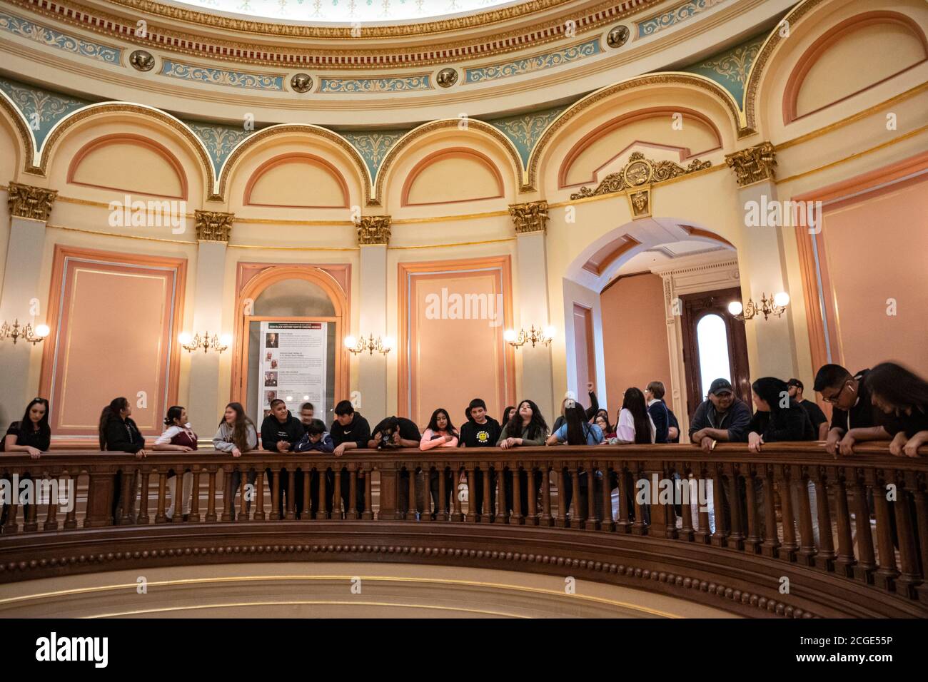 State Capitol, Sacramento, California, Stati Uniti Foto Stock