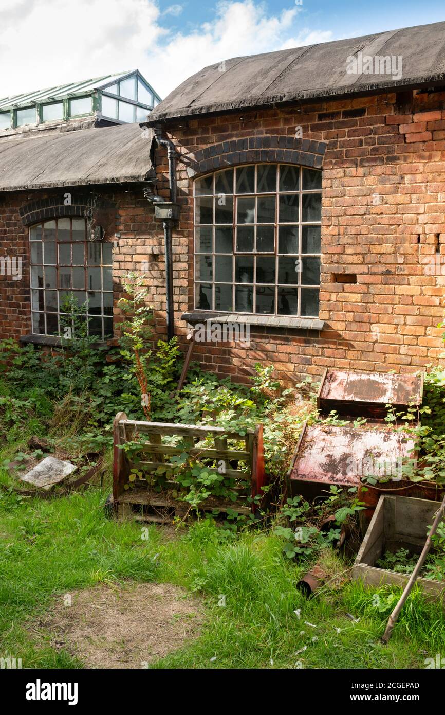 Edifici industriali abbandonati, Black Country, Regno Unito Foto Stock