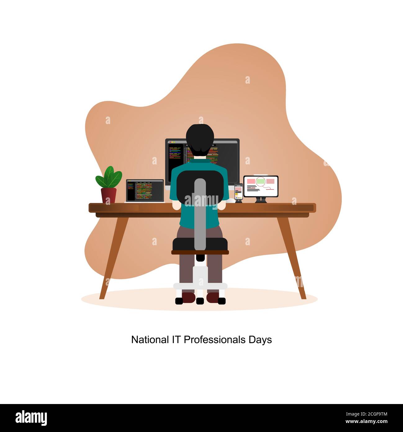 Vettoriale professionale nazionale PER l'illustrazione del giorno, design piatto e minimalista, immagini aggiuntive includono livello per livello Illustrazione Vettoriale