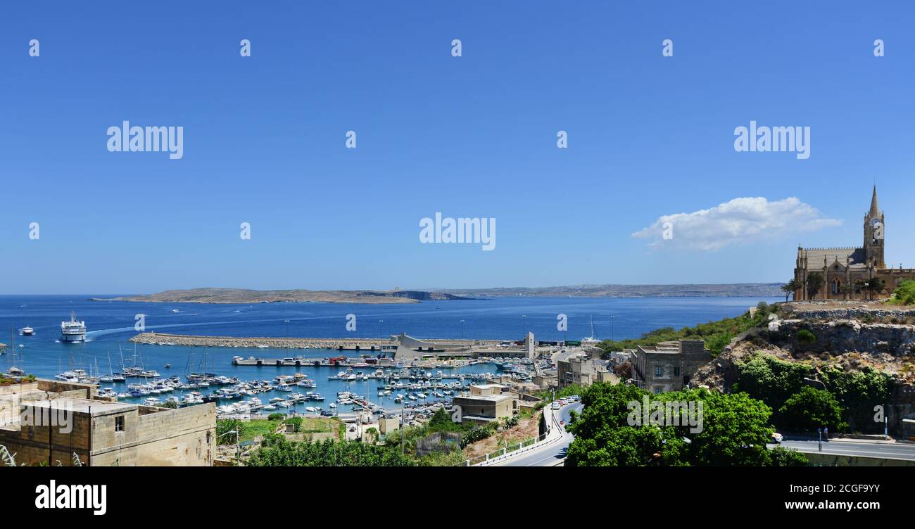 Chiesa della Madonna di Lourdes a Triq Lourdes, Għajnsielem, Malta Foto Stock