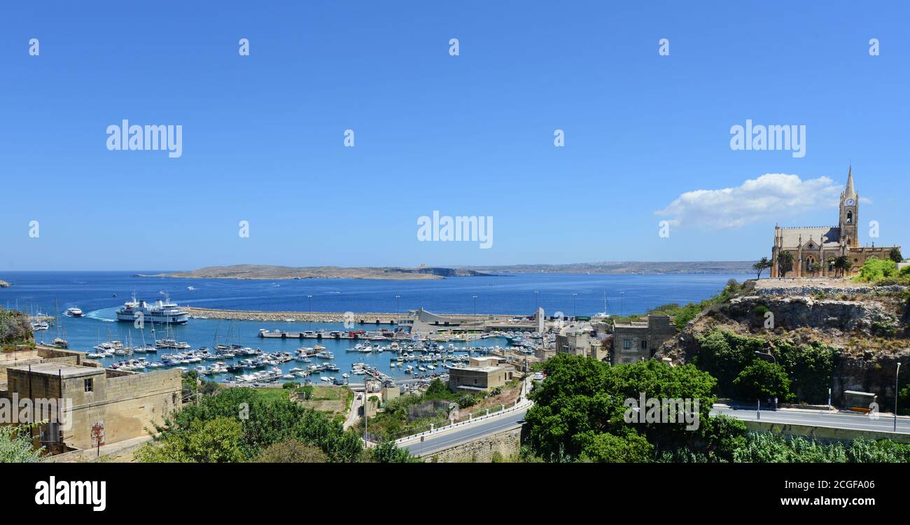 Chiesa della Madonna di Lourdes a Triq Lourdes, Għajnsielem, Malta Foto Stock