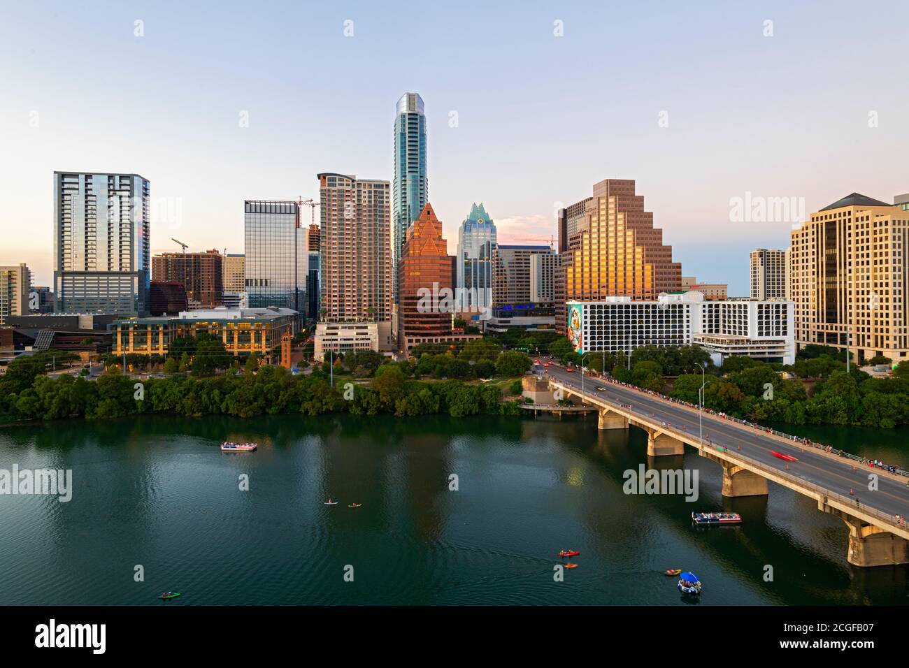 Austin, Texas skyline Foto Stock