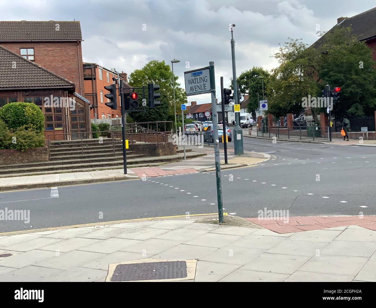 Watling Avenue, Burnt Oak, Londra, Regno Unito Foto Stock