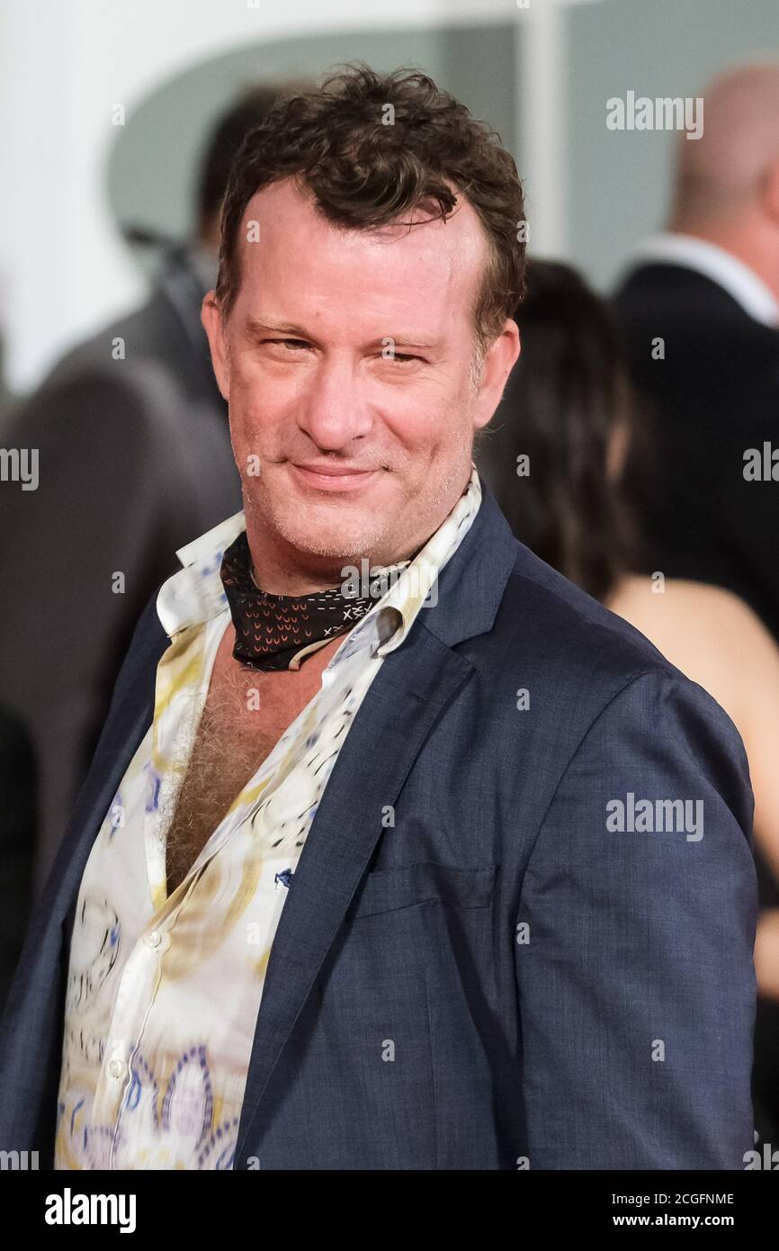 Palazzo del Cinema, Lido, Venezia, Italia. 10 settembre 2020. Thomas Jane si pone sul tappeto rosso per Run Hide Fight. Foto per credito: Julie Edwards/Alamy Live News Foto Stock