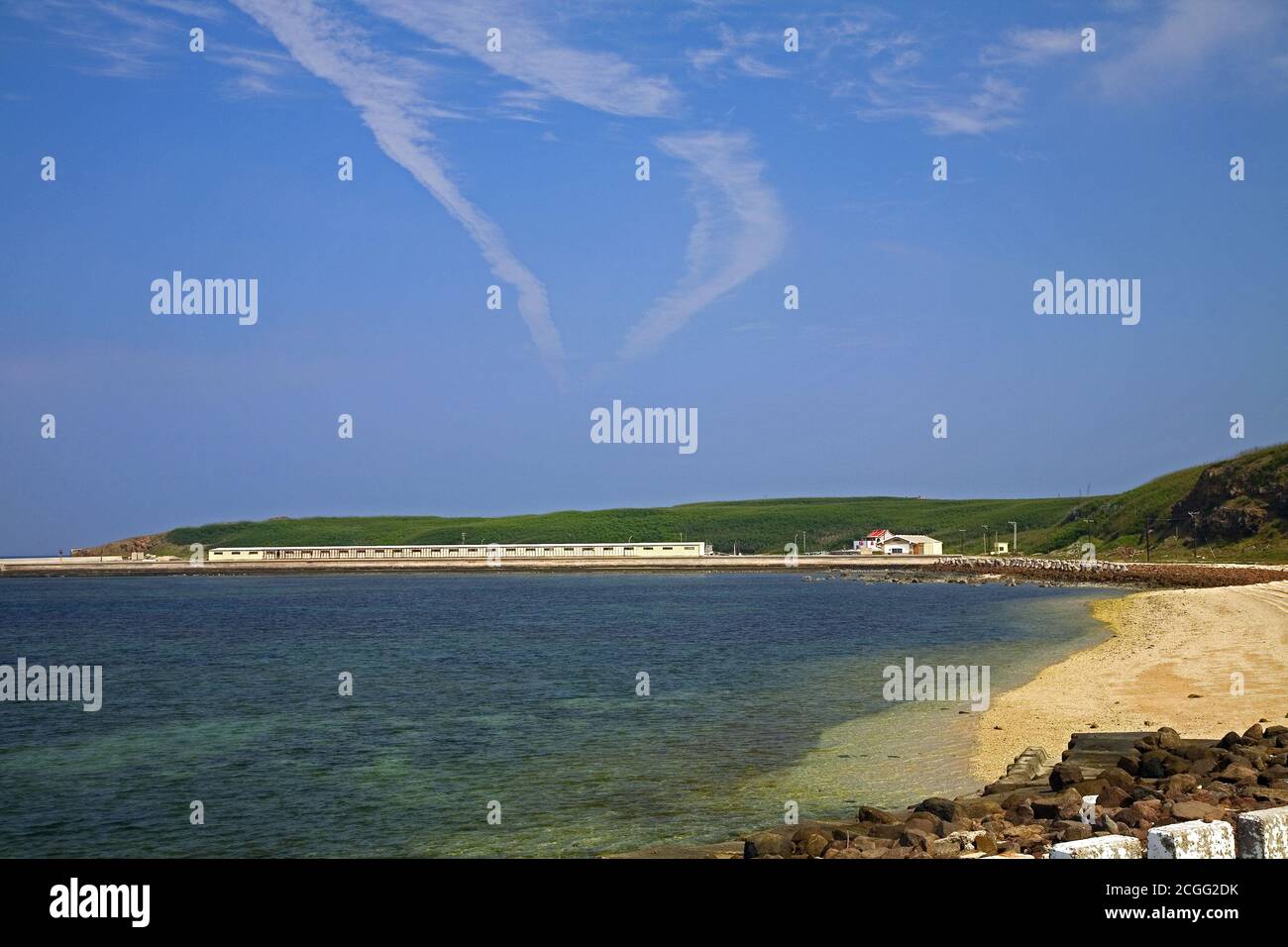 Taiwan Penghu Wangan Tseung Kwan o Coast Foto Stock