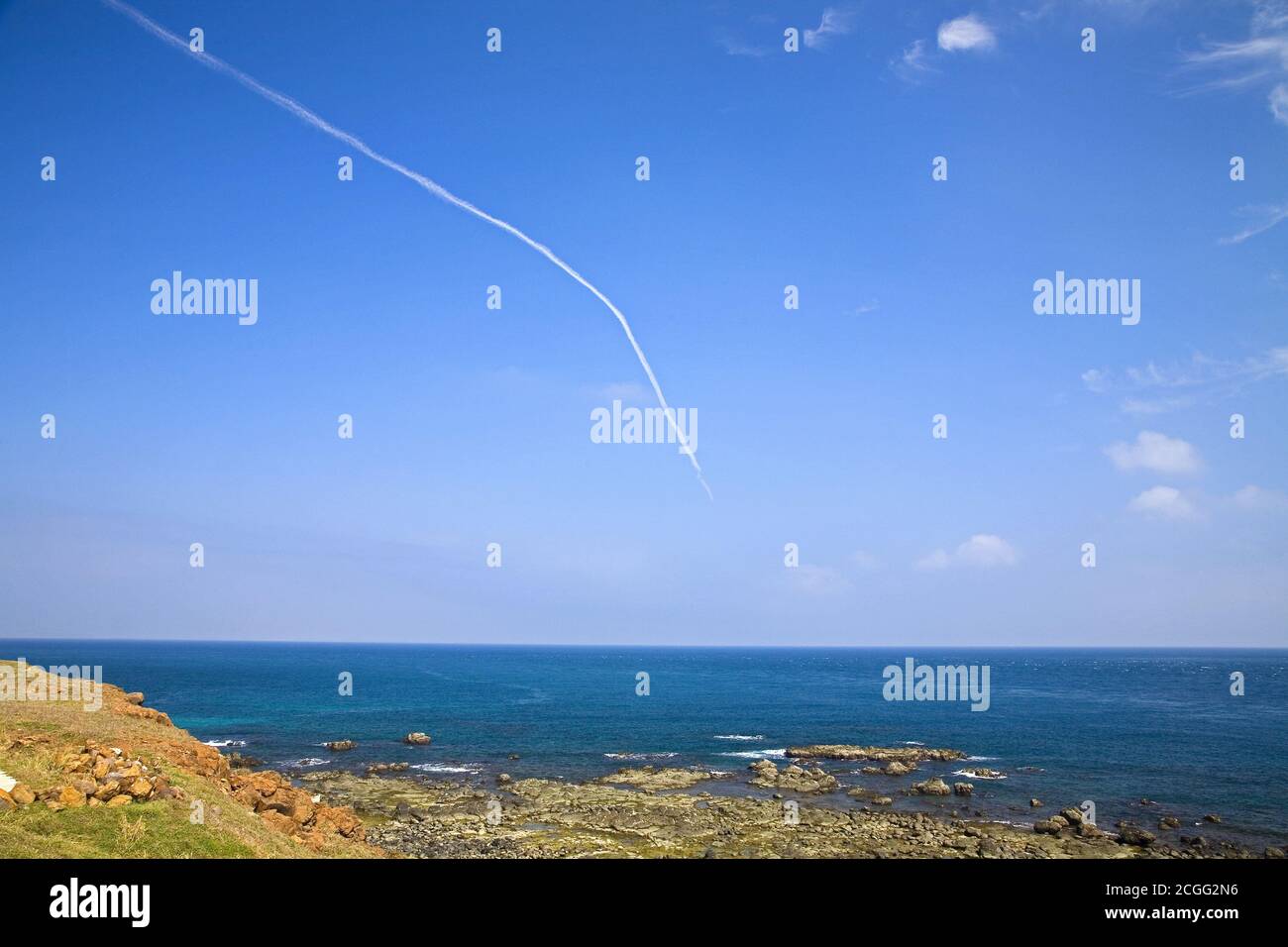 Taiwan Penghu Wangan Tseung Kwan o Isola costa Foto Stock