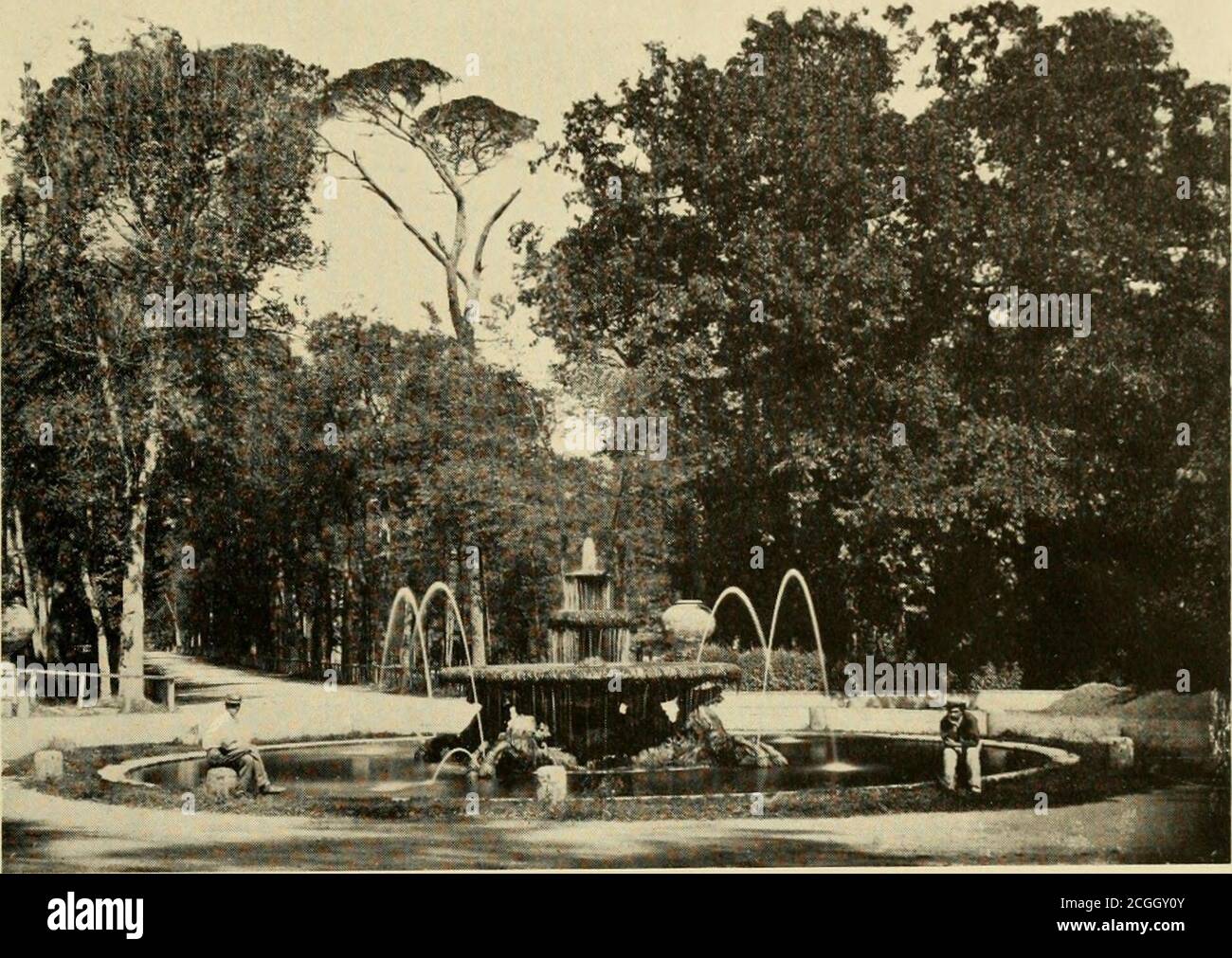 . Giardini europei e giapponesi; documenti letti davanti all'American Institute of Architects .. . Giardini europei e giapponesi. A Villa Borghese Foto Stock