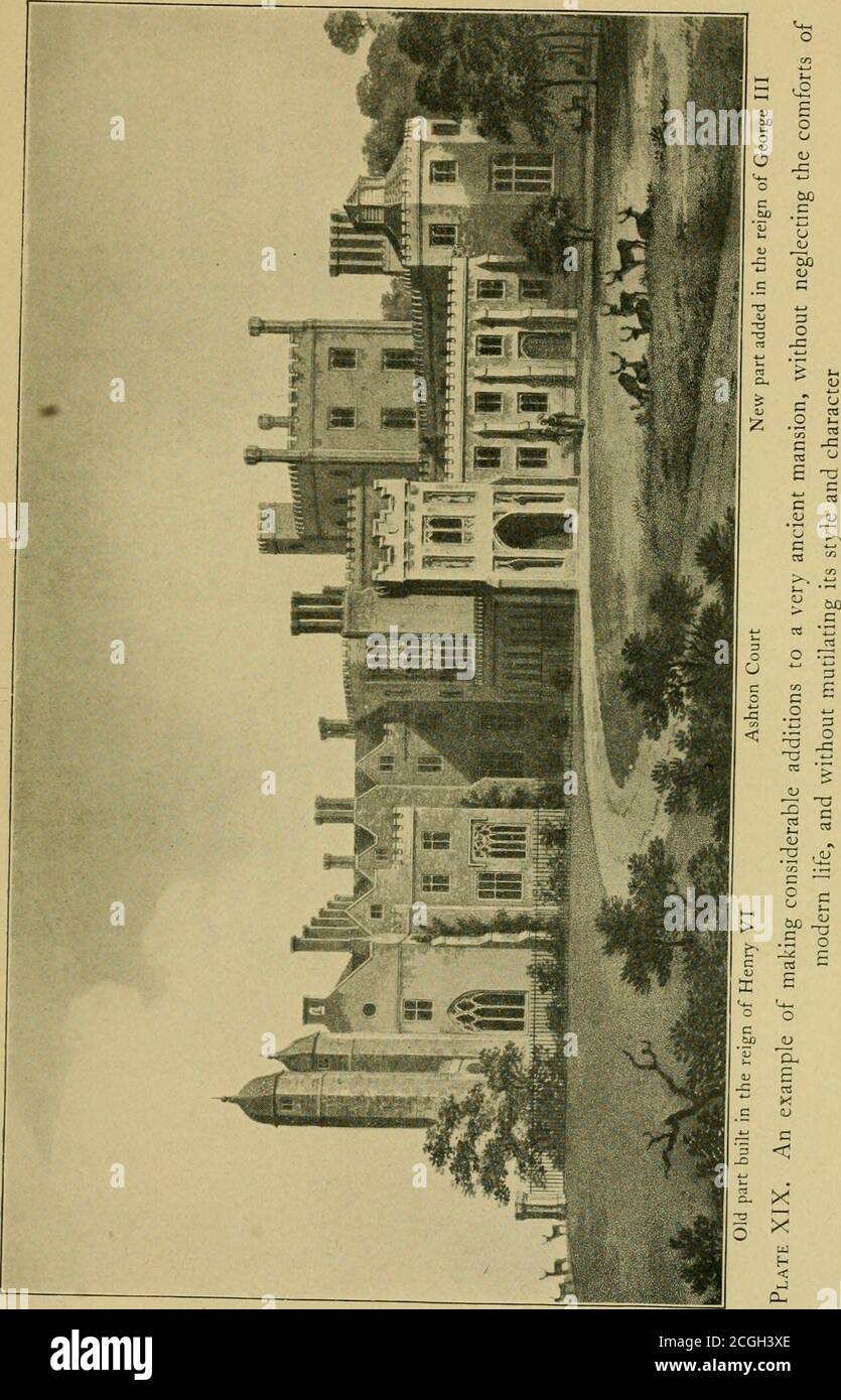 . L'arte del giardinaggio paesaggistico . come le rovine di Abbazia di Bayham aregeneralmente noto a coloro che frequentano TunbridgeWells, è necessario premettere che la situazionproposed per una nuova casa è molto diverso da thatof l'abbazia. Nessun luogo per il quale 1 ha avuto l'onore di essere consultato possiede una maggiore varietà di acqua, contale differenza di carattere come raramente si verifica entro i limiti della stessa proprietà. L'acqua vicino all'abbazia, che ora interseca il prato in vari chan-nels, dovrebbe essere portata insieme in un fiume, vento-ing attraverso la valle in un corso naturale: Questo forse così Foto Stock