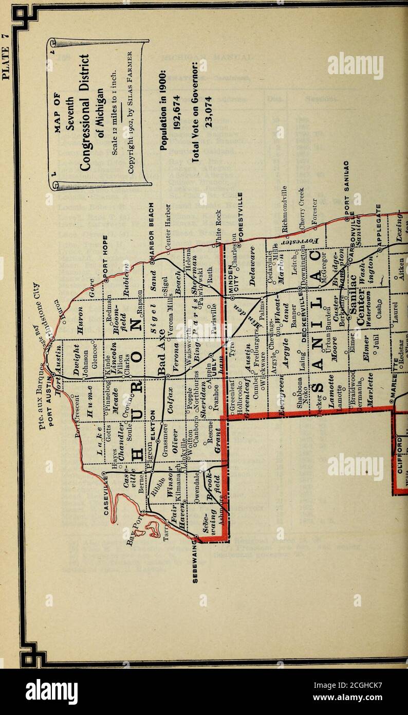 . Michigan directory ufficiale e manuale legislativo per gli anni .. .... Coldwater, Branch Detroit, Wayne Capac, St. Clair Deerfleld, Lenawee Paw Paw, Van Buren. Detroit, Wayne Marlette, Sanilac Cheboygan, Cheboygan. Jackson, Jackson Grand Ledge, Eaton Detroit, Wayne Union, Cass Hillsdale, Hillsdale Lincoln, Mason Boyne Falls, Charlevoix Romeo, Macomb Romeo, Macomb 1857.1899. 00.1853.1840, 41.1851.1874.1879.1845, 46.1901.1901.1848. 49.1897, 98, 9£ 01.1881, 82.1857, 58.1865.1867.1853.1899. 00.1897, 98, 99,1871, 72.1837.1883, 85.1877.1881, 82.1895.1844, 45.1869, 70.1895, 97, 98.1846.1847.18 Foto Stock