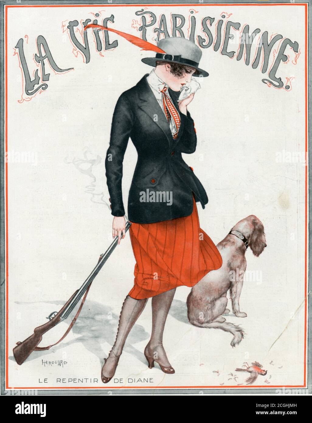 1920s Francia La Vie Parisienne Copertina Foto Stock