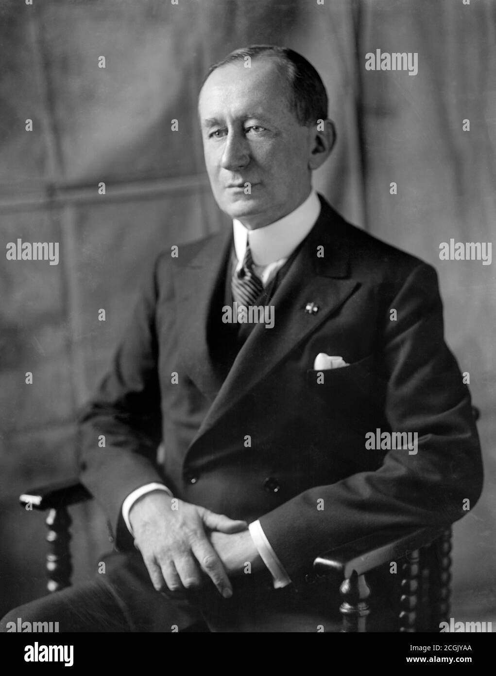 Marconi. Guglielmo Giovanni Maria Marconi, i marchese di Marconi (1874-1937) come senatore italiano. Foto Stock