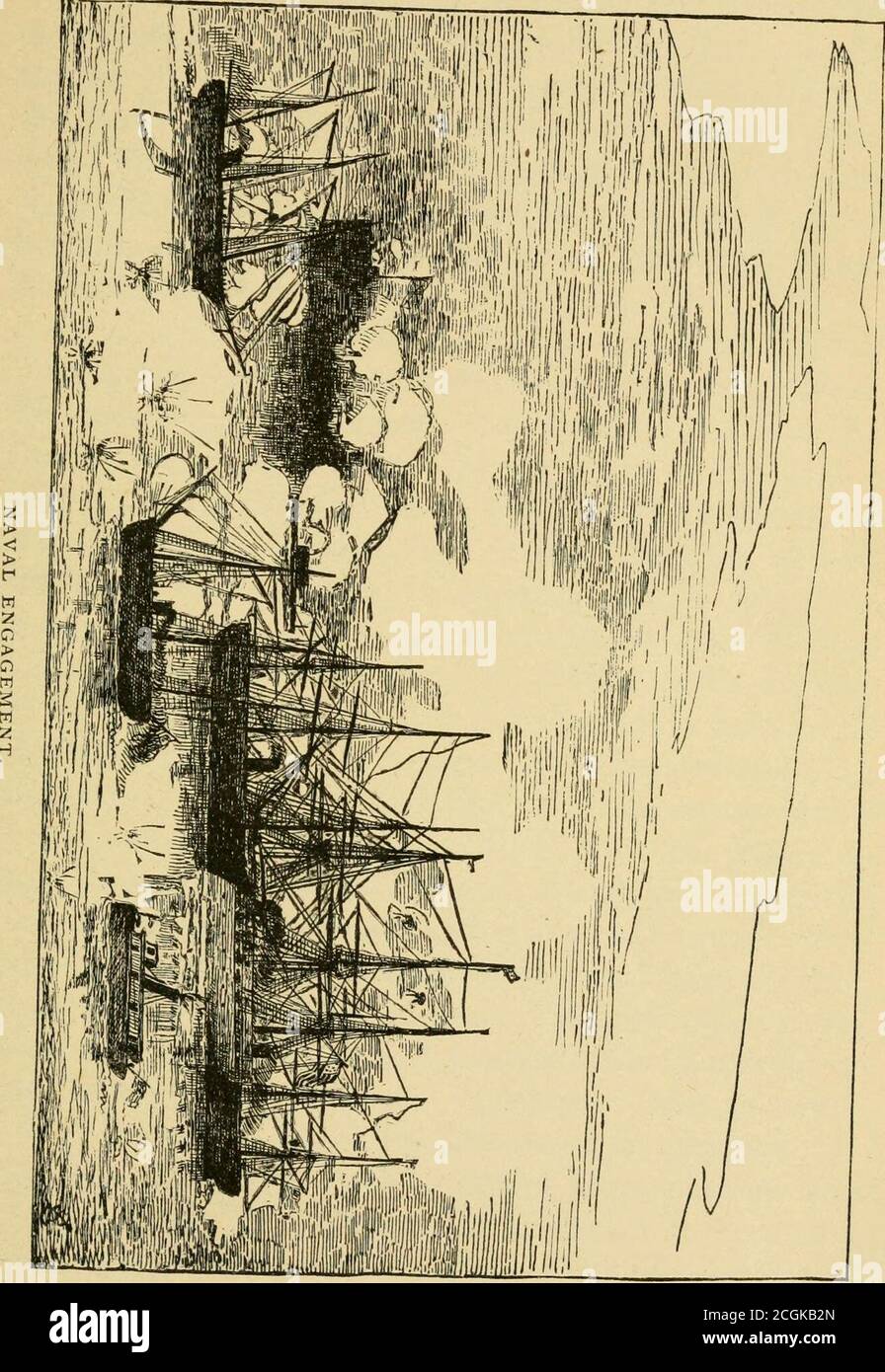 . Storia popolare della guerra civile . ent nel campo sul Big Black, dove hisfamily si unì a lui. Negli ultimi mesi si sono verificati eventi di qualche importanza anche sulla costa atlantica. In tutta la sua estensione, solo Charleston e Savannah rimasero in possesso dei Confederati. Il generale O. M. Mitchel, che era stato trasferito dall'ovest al Departmentof the South, aveva iniziato i preparativi attivi per una campagna contro Charleston, quando è improvvisamente morto di febbre gialla; e la spedizione prevista è stata abbandonata. Nel febbraio 1863, Comandante Worden, il nostro vecchio amico che ha combattuto il Foto Stock