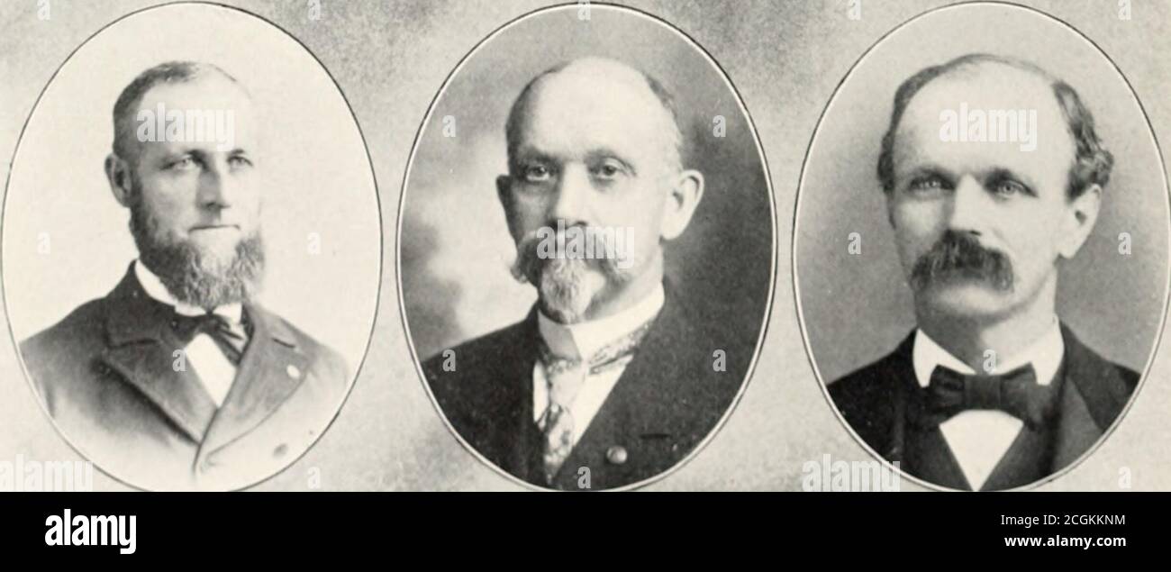 . 28° anniversario di Buckingham post, n. 12, Department of Conn., G. A. R. e Buckingham W. R. C. Auxiliary al posto; . 6E0.W. RAYMOND CORNELIUS ELWOOD JOHN HENRY 1894 1895 1896. PELTON JAMES E.WIXON 1897 1898 -1899 1900 IASI COMMANDKKS t)l liLX Kint.l Lam io.si Foto Stock