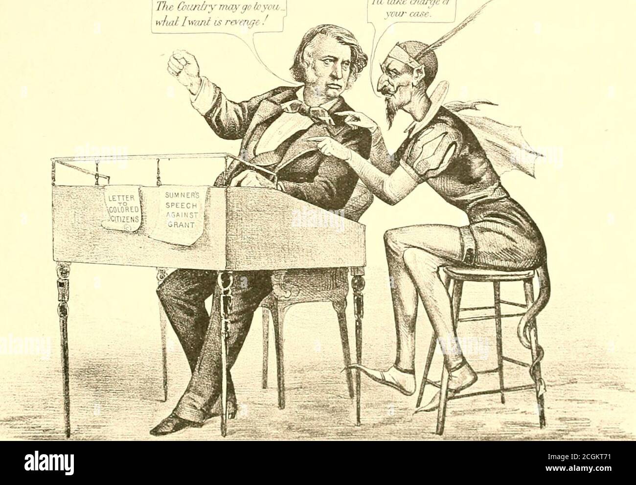 . Caricature americane relative alla guerra civile . UNA BELLA FESTA DI FAMIGLIA. 77ie Cnuntricyaygi toye.what [want is ra rw]C ! Tutto a destra Smaior:Ill taketJuuyt ivow caso. . VENDERE A BUON MERCATO ! Cancella la traccia, Iproposito si muove immediatamente verso l'alto la w-orks Ithxnh MTBlcur che vrehad meglio uscire dall'imvun altro ra-olutwn sarà la morte o/*.iw. Stand-FAST, lciatic Ifthat machine WIU notstop, U must be tiirownoff the trCth tlve&lt;svrora. Prendi la tua spada Frank, e prendere al tuo tacchi, nei •Hier bra.ts, brad o bullettscan stop tin.? treno. r/u-r u il treno che ait Tru£ J)ernccr-axsshou Foto Stock