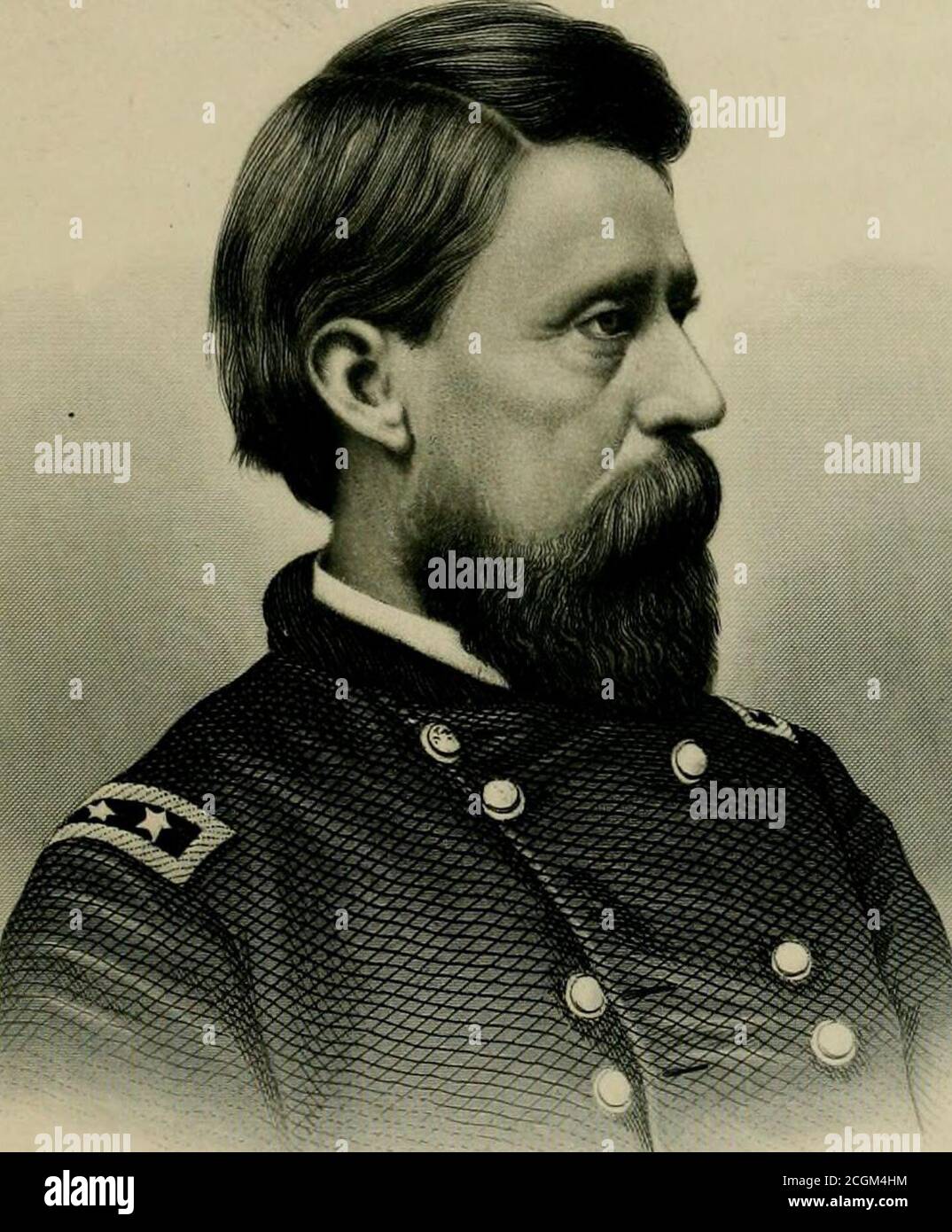 . Il soldato dell'Indiana nella guerra per l'Unione. Usetts truppe in quella città. Nel mese di agosto è stato placedin Abercrombies brigata della divisione Banks, e la sua storia fino alla scadenza del suo mandato è quasi identico a quello del dodicesimo. Un artista satirico ha dipinto un quadro che lui chiama tutto tranquillo sul Potomac. Una luna placida brilla sul fiume theplacid e su una fila di tombe, che formano la prua-terra. Un picket solitario, la cui ombra cade in piedi thelow tumds, è l'unica cosa vivente nella scena. Imagina-involontariamente aggiunge un altro, e l'occhio, in obbedienza toth Foto Stock
