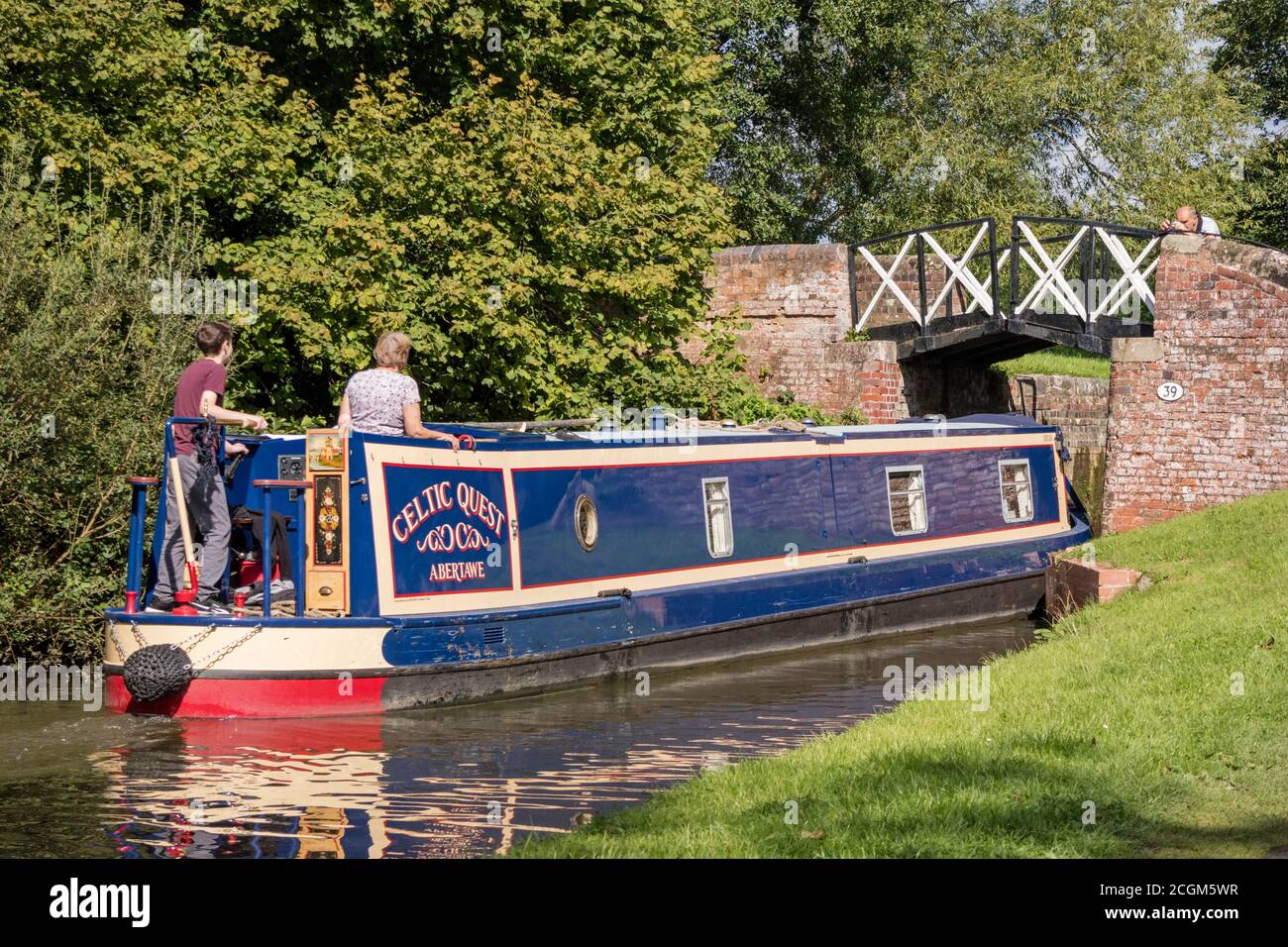 Stratford upon Avon Canal vicino Lapworth, Warwickshire, Inghilterra, Regno Unito Foto Stock