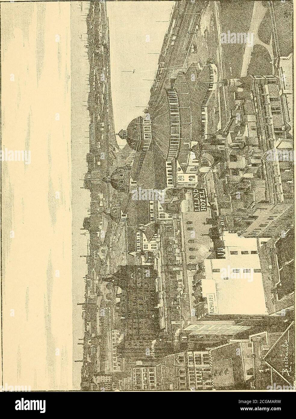 . Viaggi a zigzag nella città bianca. Con visite alla vicina metropoli . n del thecensus qui. Mio ragazzo, se dovessi concludere di andare alla tomba di Lincolns a Spring-Field, che strada prenderei? La risposta era ancora più sorprendente: – OH, prendere il C. A. o il A. T. S. F. e cambiare, o il C. A. e cambiare, o il C. I. se si prende il C. A. o il A. T. S. F. o il C. I., si dovrà cambiare in questo modo - Qui il ragazzo begantale una distorsione dell'alfabeto come poteva essere sentito solo in un primario. Conoscete tutte le ferrovie che escono da Chicago? Askedthe Quaker. La maggior parte di loro. Là s Foto Stock