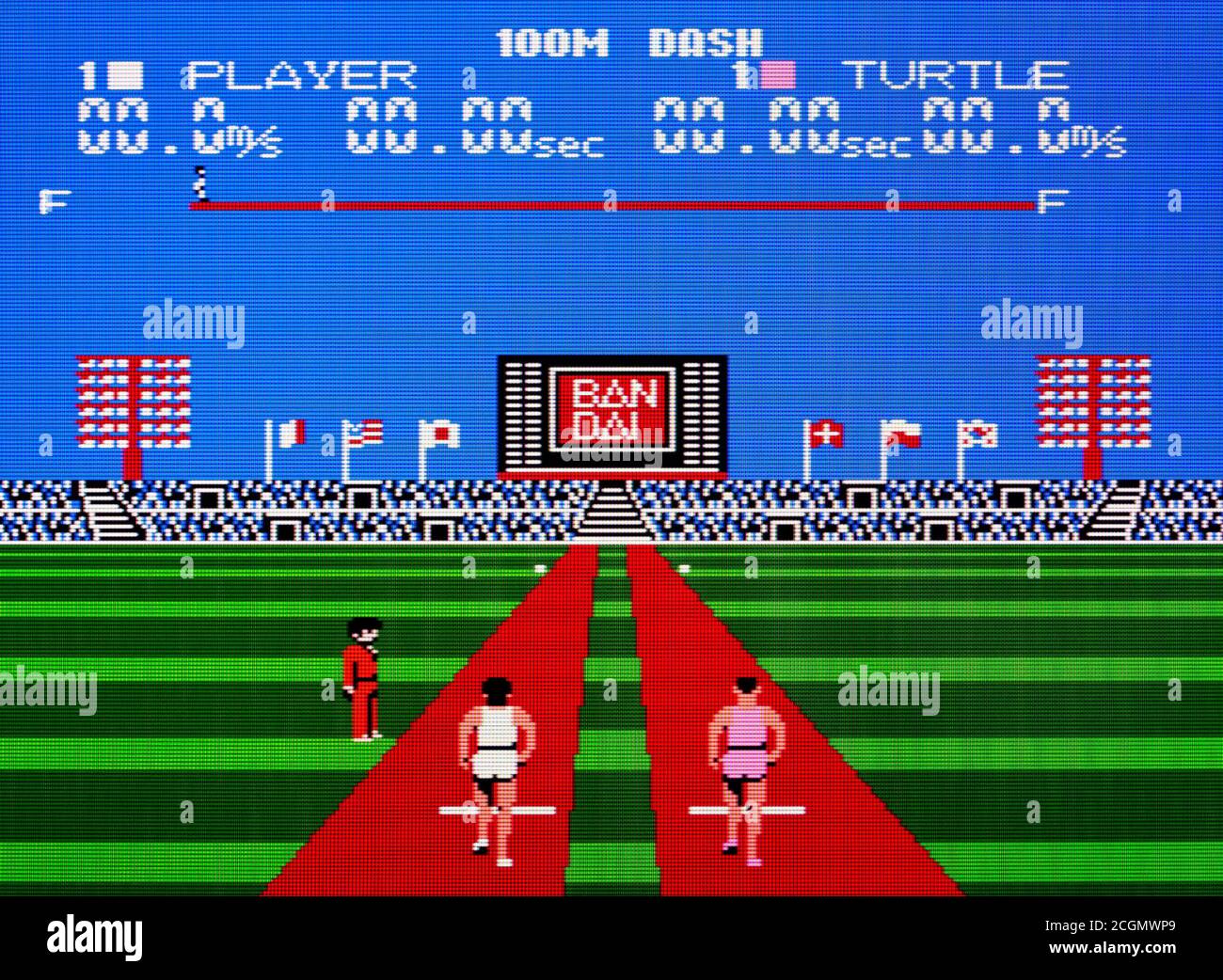 Eventi Stadio - Nintendo Entertainment System - NES Videogame - Solo per uso editoriale Foto Stock