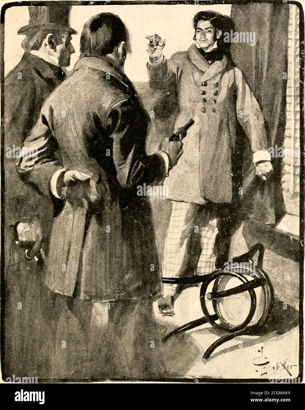 . Sull'ala delle occasioni : essendo la versione autorizzata di alcuni episodi curiosi della fine della guerra civile, compresa la storia finora soppressa del rapimento del presidente Lincoln . riend, ha detto TheCaptain. Sei un Southerner. Perché, così è anche il generale Thomas. ILL scommettere dieci dollari che il documento è intuo valise là, ha dichiarato il detective. Fatto! Ha detto il Capitano, raggiungendo fuori epiazzando un pezzo d'oro sul tavolo. Il sig. Barnumdid similmente, su cui Flournoy ha calciato il valisetoward lui e ha pocketed i soldi. Ma il thedetective ha rifiutato di cercare il valise. Forse temeva qualche trico Foto Stock