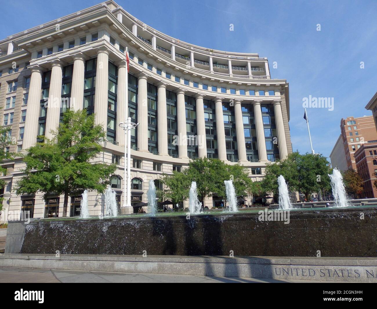 United States Navy Memorial e Naval Heritage Center, Washington D.C., Stati Uniti Foto Stock