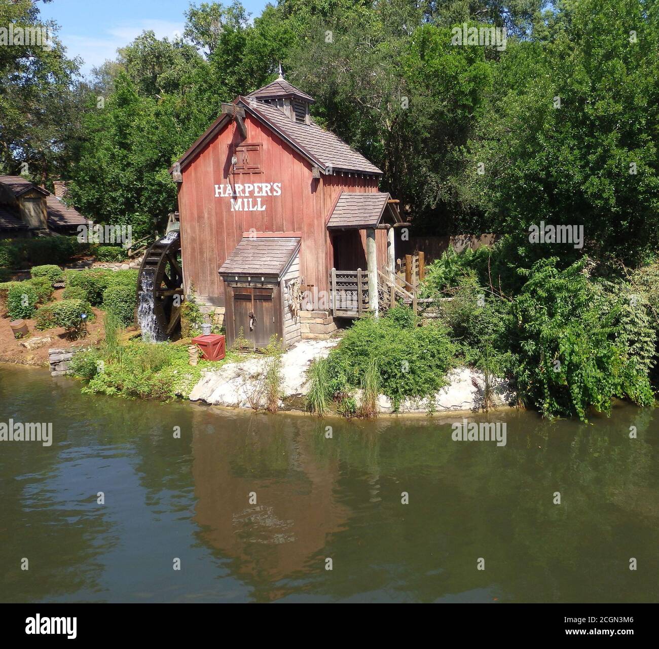 Harper's Mill, Walt Disney World, Orlando Florida, Stati Uniti Foto Stock