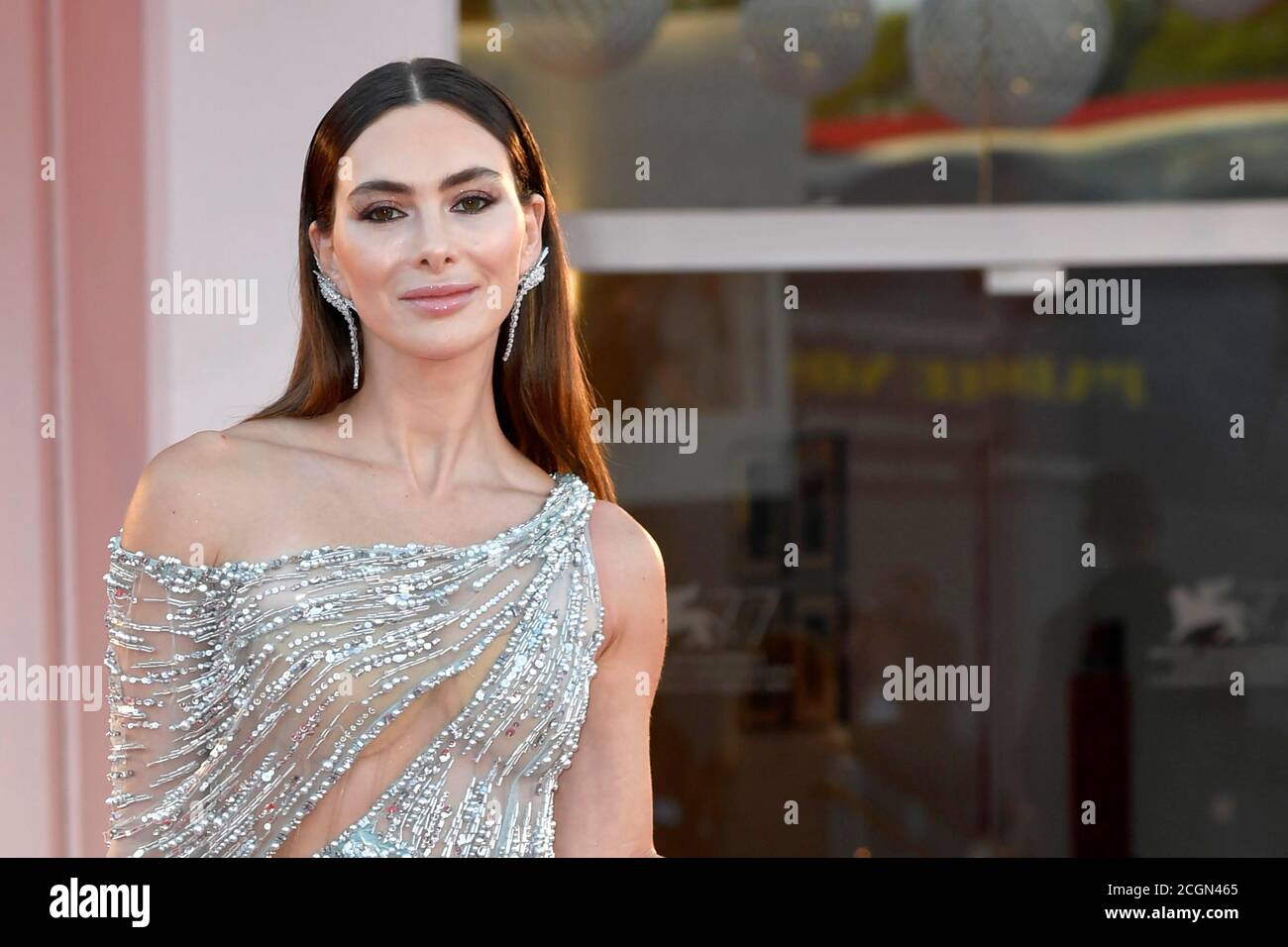 Stephanie Saliba, Nomadland Premiere, 77th Venice International Film Festival, Venezia, 11 settembre 2020. Foto di Ron Crusow/imageSPACE/MediaPunch Foto Stock