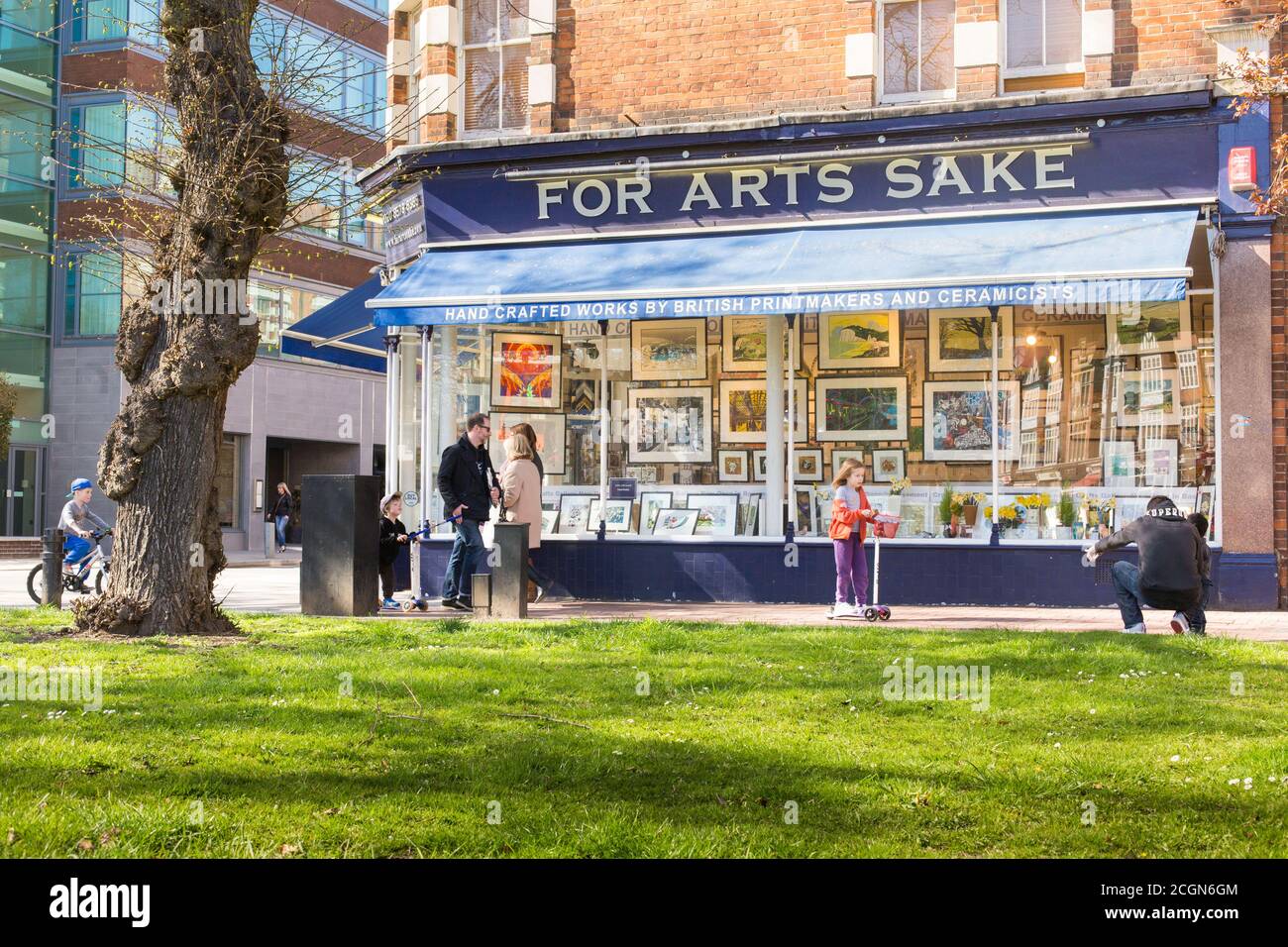 Per arte sake Galleria d'arte Foto Stock