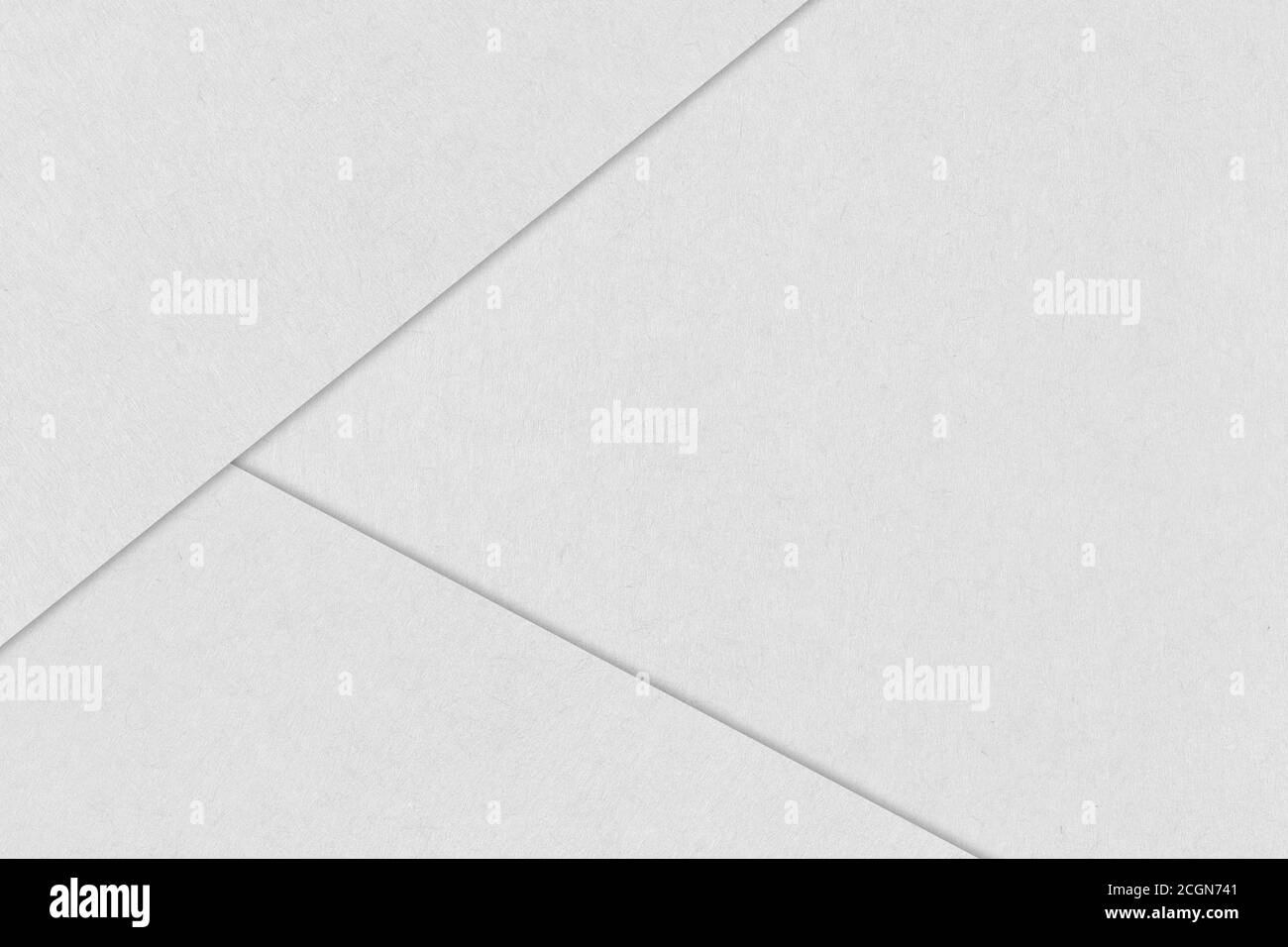 Carta da disegno bianca con sfondo a strati per la progettazione nel tuo lavoro. Foto Stock