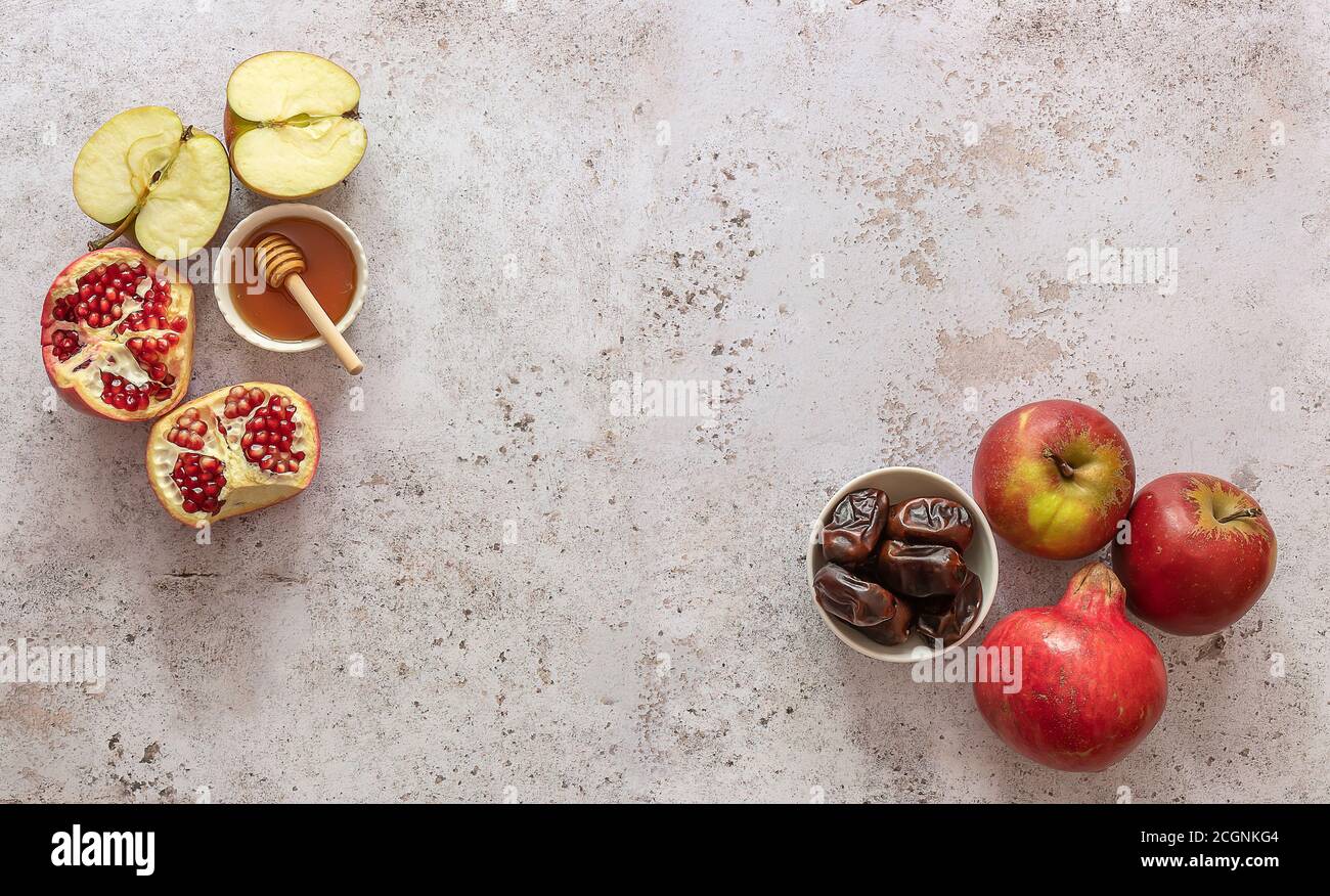 Rosh hashanah jewish concetto di Capodanno. Foto Stock