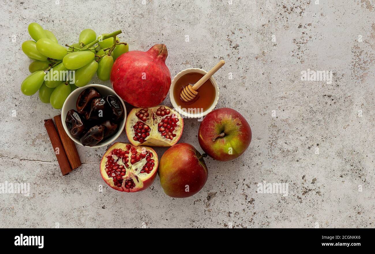 Rosh hashanah jewish concetto di Capodanno. Foto Stock