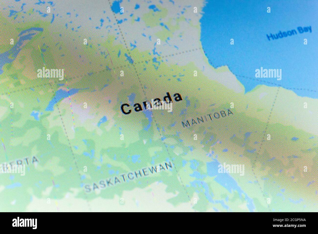 Mappa canada maps google immagini e fotografie stock ad alta ...