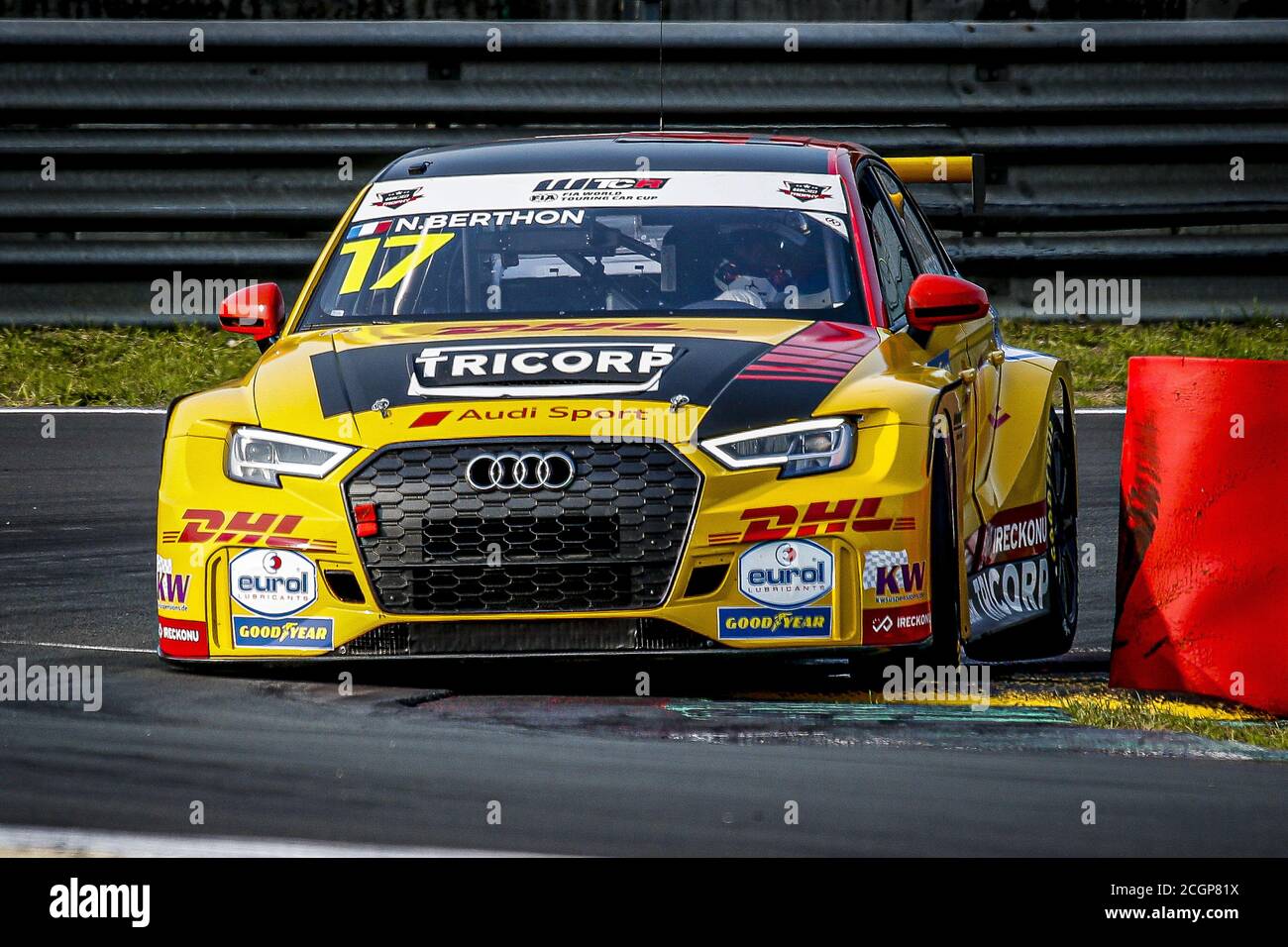 17 Berthon Nathanael (fra), Comtoyou DHL Team Audi Sport, Audi LMS, in azione durante la gara 2020 FIA WTCR del Belgio, 1° round del Mondiale 2020 FIA T. Foto Stock