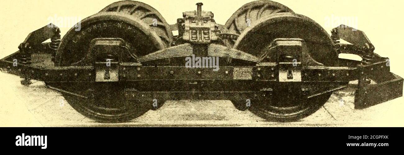 . Il giornale ferroviario di strada . GIORNALE FERROVIARIO STRADALE. 189 L'AZIENDA LACONIA LAVORA con Frank Jones, PresidentP.W.Whittemore, MgrandTreas. 50 STATE STREET, BOSTON, MASS. OPERE:LACONIA, N. H.. COSTRUTTORI DI AUTOMOBILI E CAMION ELETTRICI T1ALLEABLE GETTI IN FERRO PER LAVORI ELETTRICI. EE UCKS IL NOSTRO VEICOLO TIPO A è progettato espressamente per impieghi gravosi ad alta velocità e carichi pesanti. Si tratta di un camion a moto d'oscillazione ]jand semplice puro.il telaio è fatto di acciaio dolce con l'eccezione dei piedistallo, che sono di ferro malleabile wittTa resistenza alla trazione di 77,000 libbre al pollice quadrato. Uso completo della sprin ellittica Foto Stock