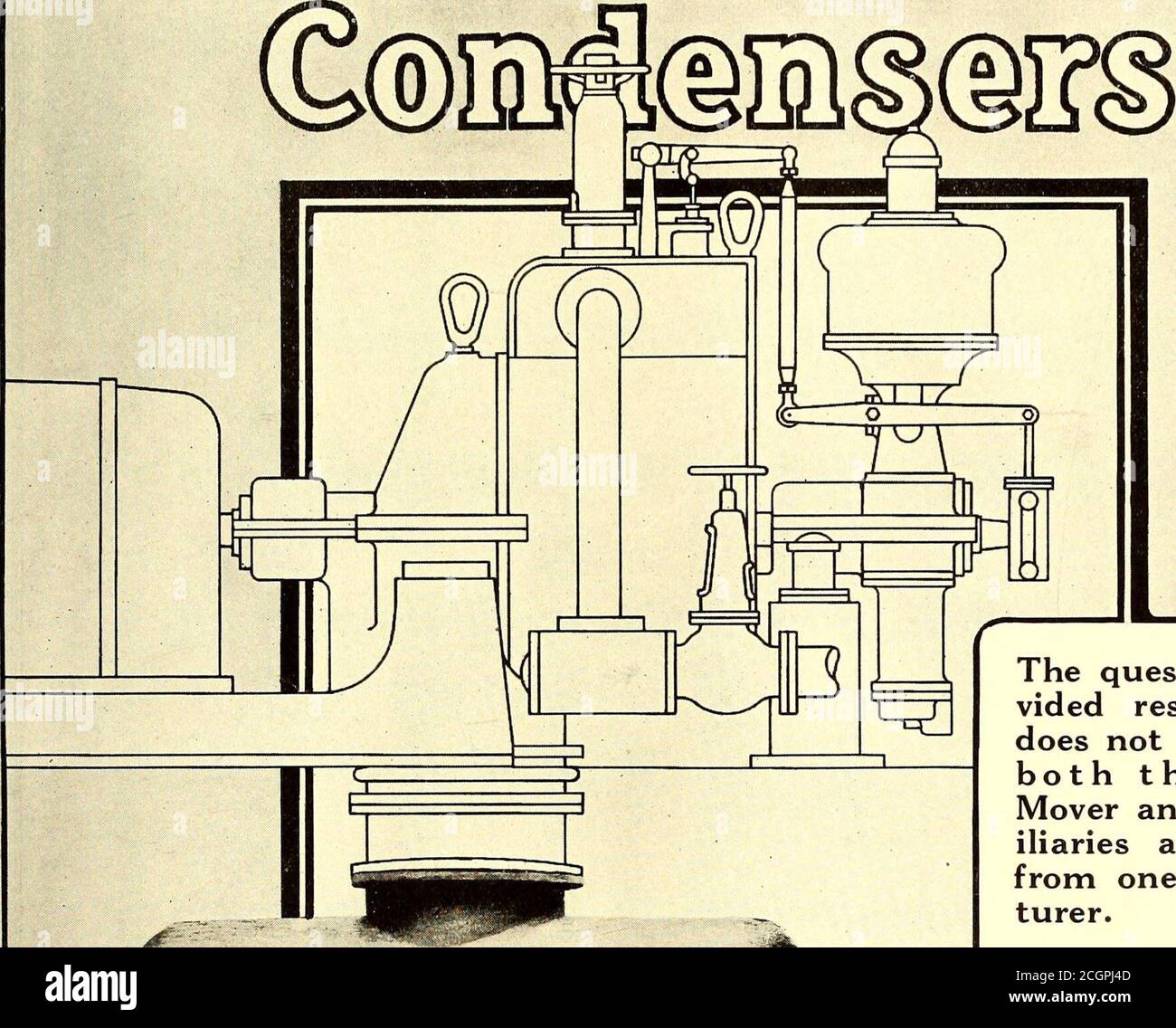 . Giornale ferroviario elettrico . La questione della responsabilitàdi-vido non si pone quando sia il PrimeMover che i suoi Aux-iliaries sono di un solo costruttore. Westinghouse Electric &Mfg Co. Prime Mover Department East Pittsburgh, Pa. Foto Stock