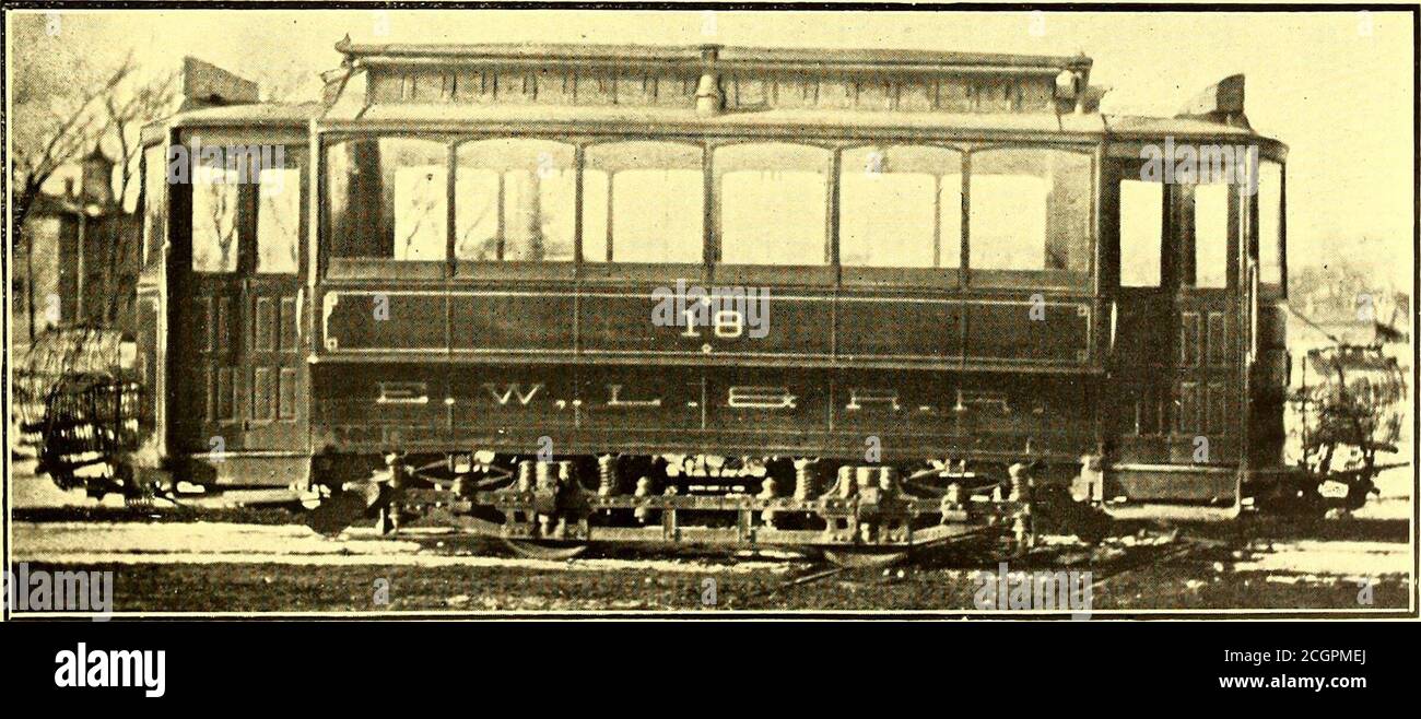 . The Street railway journal . Electric Co Palmer, Mass. Benton & Fairfield Railway Co Fairfield, Me. Bay City Traction Co Bay City, Michaelena Light & Traction Co. Helena, Montana The South Covington & Cincinnati Ry. Co Newport, Kentucky Brown, Boveri & Cie Baden, Switzerland British Electric Railway Co., Limited. Vancouver.BridishColumbia Jeffrey Manufacturing Co Columbus, Ohio Philadelphia Rapid Transit Co Philadelphia, Pa. Westinghouse Electric & Mfg. Co East Pittsburg, Pa. N. Y., N. H. & Hartford R. Co Warren, Rhode Island Asheville Electric Co Asheville, N. Public Service Corp Foto Stock