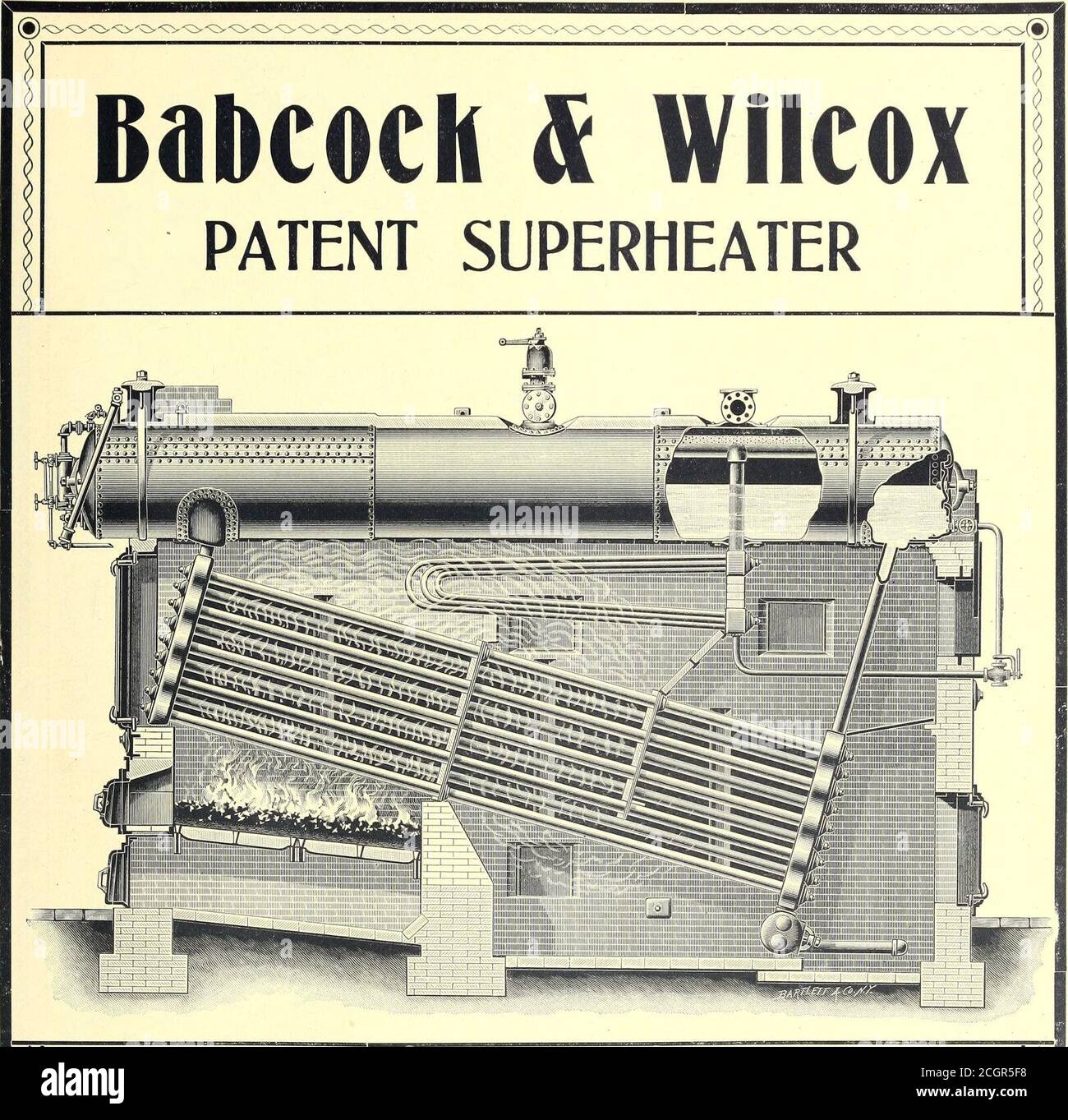 . Le CALDAIE della Street railway journal . x UTILIZZATE NEGLI IMPIANTI DI GENERAZIONE ELETTRICA AGGREGANO UN MILIONE di CAVALLI. Sono usati in una percentuale più grande dei MIGLIORI IMPIANTI DI ALIMENTAZIONE DEL MONDO che qualunque altro particolare singolo di macchina di vapore di qualunque marca. Se* LE CALDAIE FORGIATE DI ACCIAIO DI BABCOCK & WILCOX stanno aloneas il singolo esempio delle CALDAIE SEZIONALI in cui le parti di pressione sono fatte di FORGIATURE. Tutte le altre caldaie a sezione sono realizzate in gran parte in METALLO FUSO. La maggior parte di essi ha testate, scatole trasversali, ugelli a vapore, pozzetti e otherp~ts, di GHISA. A volte SI usa ACCIAIO FUSO, eper ingannare l'u Foto Stock
