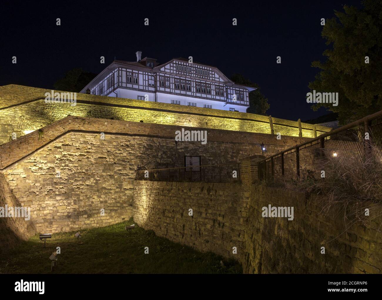 Belgrado / Serbia - 19 settembre 2018: Istituto della Città di Belgrado per la protezione dei monumenti culturali, situato all'interno della Fortezza di Belgrado a Kalemegd Foto Stock