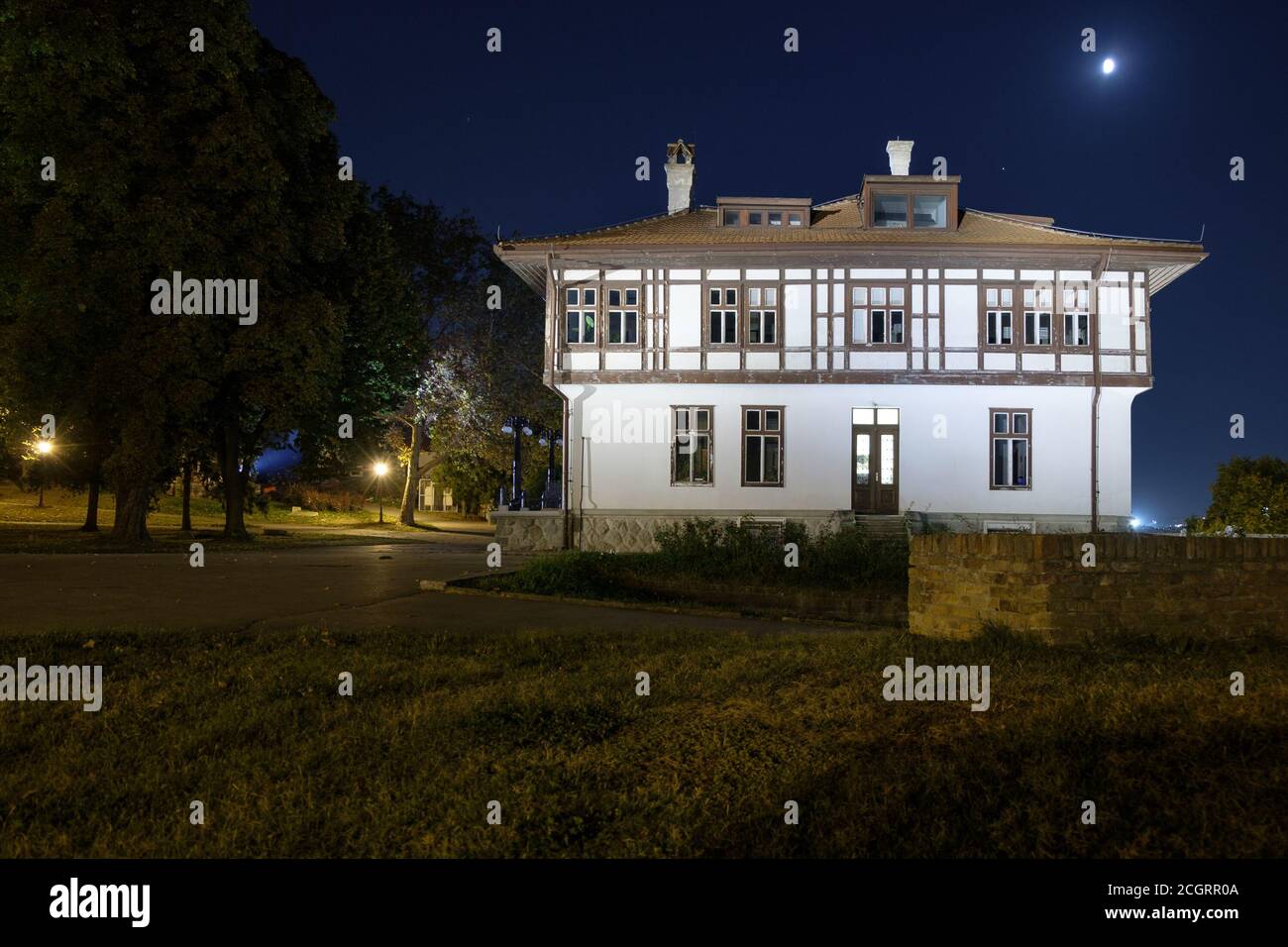 Belgrado / Serbia - 19 settembre 2018: Istituto della Città di Belgrado per la protezione dei monumenti culturali, situato all'interno della Fortezza di Belgrado a Kalemegd Foto Stock