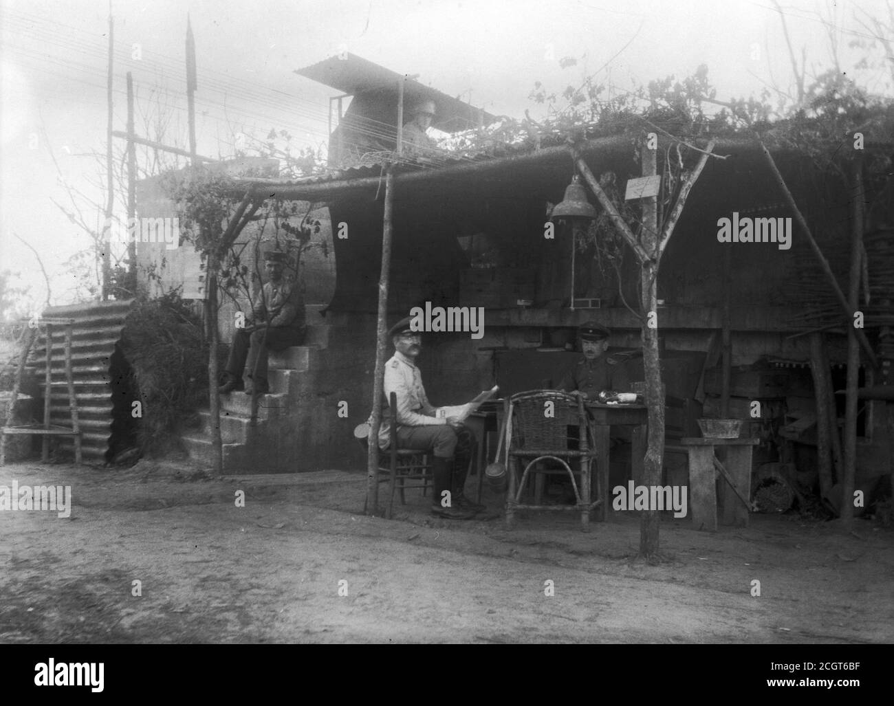 1. Weltkrieg Deutsches Heer Artillerie Mörser 99 21 cm /210 mm - i Guerra Mondiale / WW1 Malta artiglieria militare tedesca 99 21cm / 210mm Foto Stock