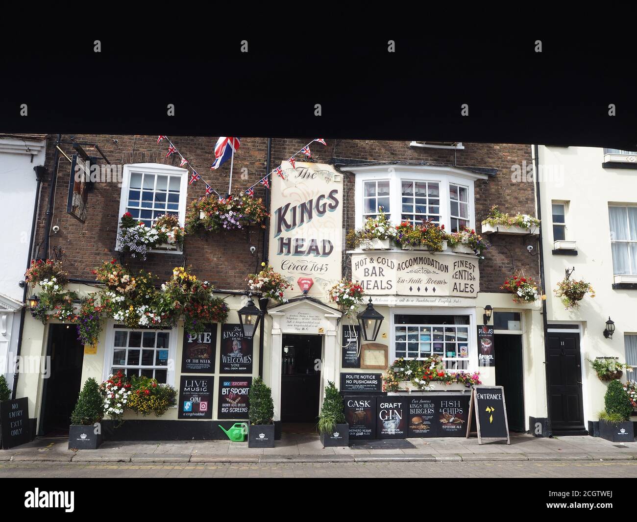 The King's Head pub in Deal, Kent, Regno Unito Foto Stock