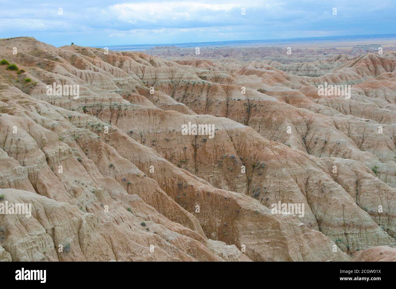 Parco nazionale Badlands, Dakota del Sud, STATI UNITI D'AMERICA Foto Stock