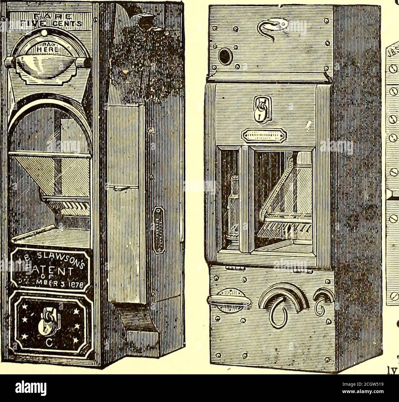 . Il giornale ferroviario stradale . tem, e tutte le sue scatole, Change Gates e DriversChange Box sono protetti da diversi brevetti, e par-ties che li utilizzano non sono responsabili per le richieste di lnlrlnge-ments, come può essere il caso con alcune scatole che sono state offerte per la vendita. Queste scatole, ecc., sono ora in uso non solo negli Stati Uniti e in Canada, ma in Messico, Sud America-ca, Europa, Asia, Africa e Australia, in realtà, quasi tutti i luoghi in cui vengono utilizzate le auto da strada. Cambia diapositiva. OntsideView. &lt;r, BREVETTO 1. FARE 4 m pLFIVC CENTS l. 0 fi 0 . V) €. Vista frontale. Vista Bnck. Cambia gate. OutsideView. T Foto Stock