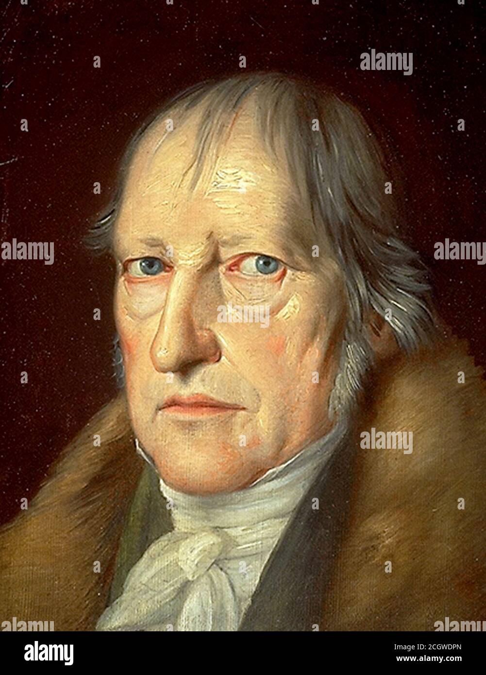 Georg Wilhelm Friedrich Hegel (1770 – 1831) Filosofo tedesco e figura importante nell'idealismo tedesco Foto Stock