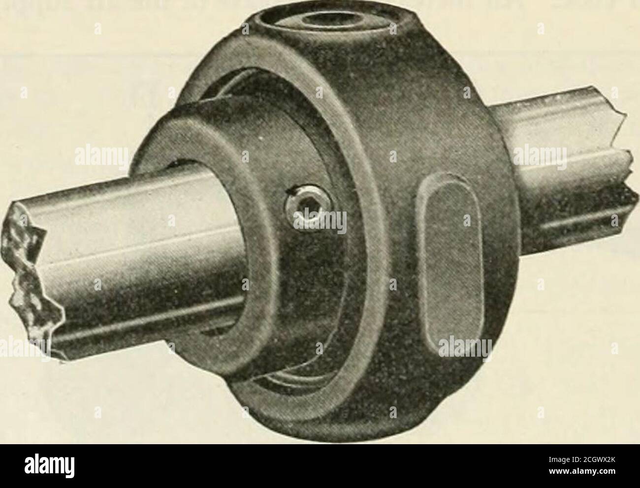 . Ingegnere meccanico ferroviario . Horton differenze Chuck progettata per accelerare il tornio e la scarpa da lavoro OtherChucking che agisce all'interno del volantino. Ciò è utilizzato, quando si desidera il funzionamento di potenza, per tenere fermo il volantino mentre il mandrino ruota, così potentepresa conveniente. Bali-BearingBox Hanger Box e Pillow Block recenti aggiunte alla linea di hangerbox cuscinetti a sfere e blocchi di cuscini, realizzati dalla Fafnir BearingCompany, New Britain, Conn., sono la singola scatola porta-sfere hanger e self-alining, doppio cuscinetto a sfere pillowblock, illustrati. Il primo è simile in co Foto Stock