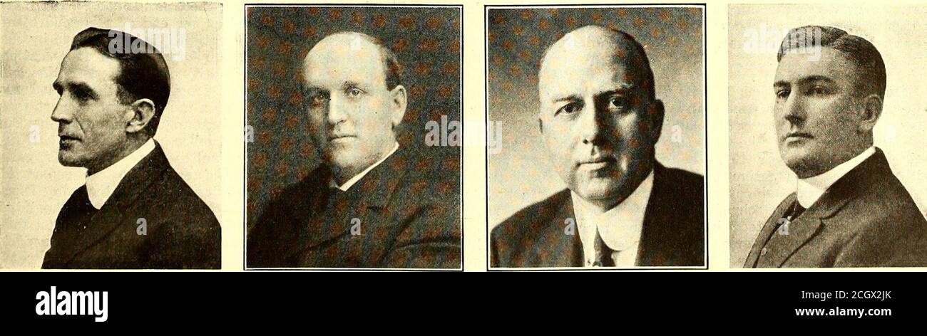 . Giornale ferroviario elettrico. Ees tootofice. Documenti sulla finanza ci erano tre documenti sulla finanza dell'elettricrailway da H. M. Addinsell, Harris, Forbes & Company, New York;F. E. Frothingham, Coffin & Burr, Bos-ton, e J. K. Newman di Isidore New-man & Sons, New Orleans. Ognuno di loro si avvicinò alla soluzione della situazione di ex-isting da un angolo diverso,ma tutti enfatizzarono molti dei samepoints. Gli abstract di questi documenti sono presenti altrove in questo numero. Il documento sul confronto dell'industria della trazione oggi equattro anni fa da Edwin Gruhl, NewYork, che non era in grado di essere presente, è stato Foto Stock