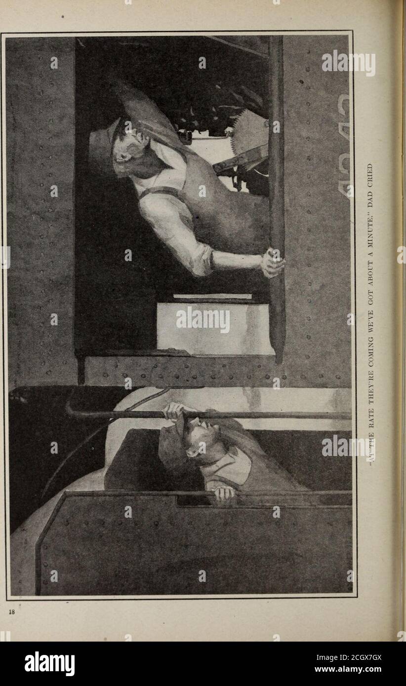 . La rivista dei dipendenti di Baltimora e Ohio . e hanno pensato che tu fosse morvalutabile proprio qui a casa sulla strada che sui combattimenti lì Per dire nothingof che avete vostra madre per support.sembra come se io ricordo che hanno detto che potrebbero ottenere i lotti dei soldati, butthat che stava andando avere un awfultime che ottiene abbastanza uomini di trasporto sui terailroads qui a casa. Sembra come thoughtheughthey li ha voluti abbastanza brutto a destra dove siete. Naturalmente non si conosce che cosa theyre fare. OH, lo so tutto, Jimmybroke dentro. Questo può essere tutto vero, butit aint combattimenti! I aint rischiando un thinghere, mentre il Foto Stock